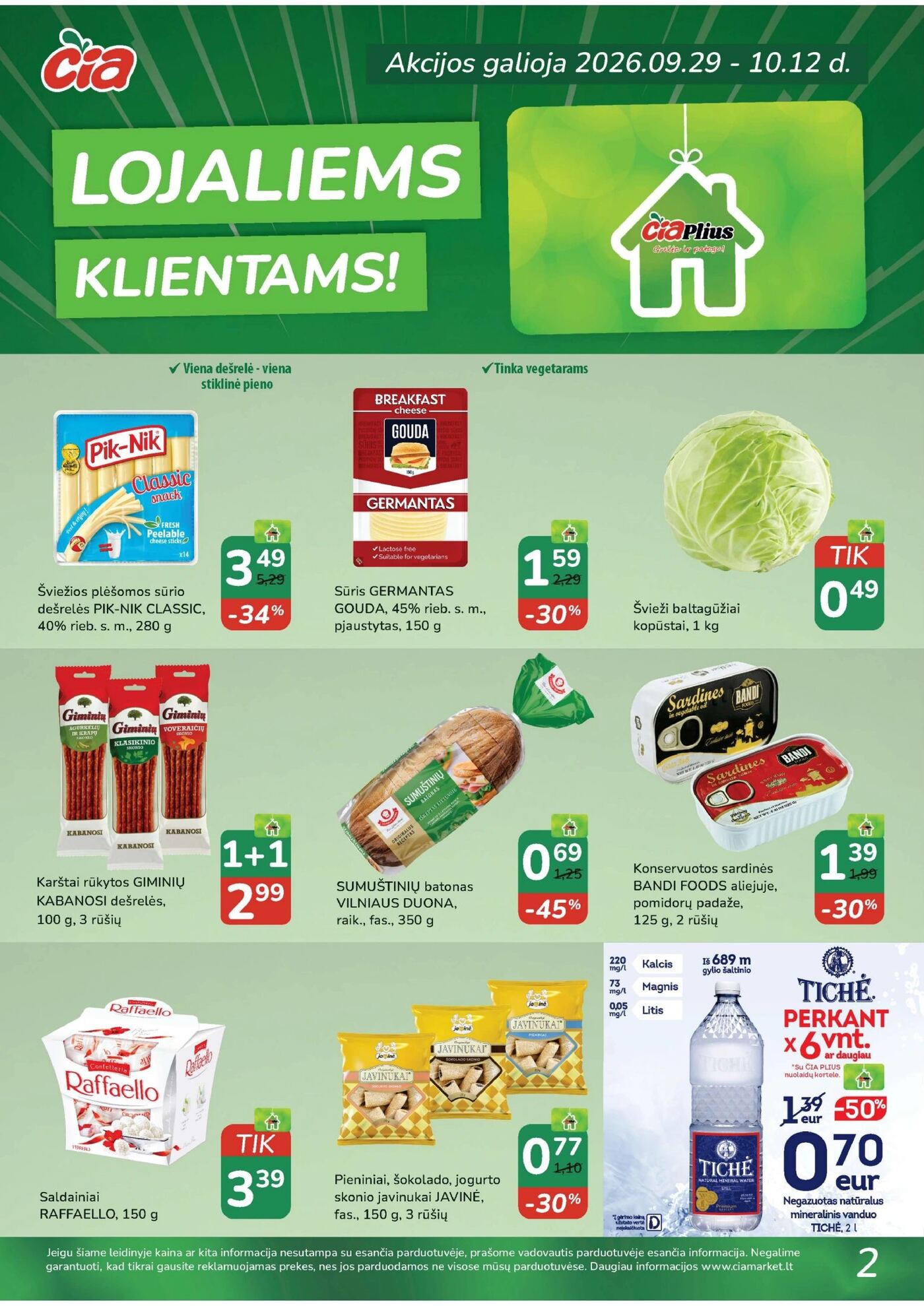 Čia Akcijų leidinys: TOP PREKĖS – 2 puslapis