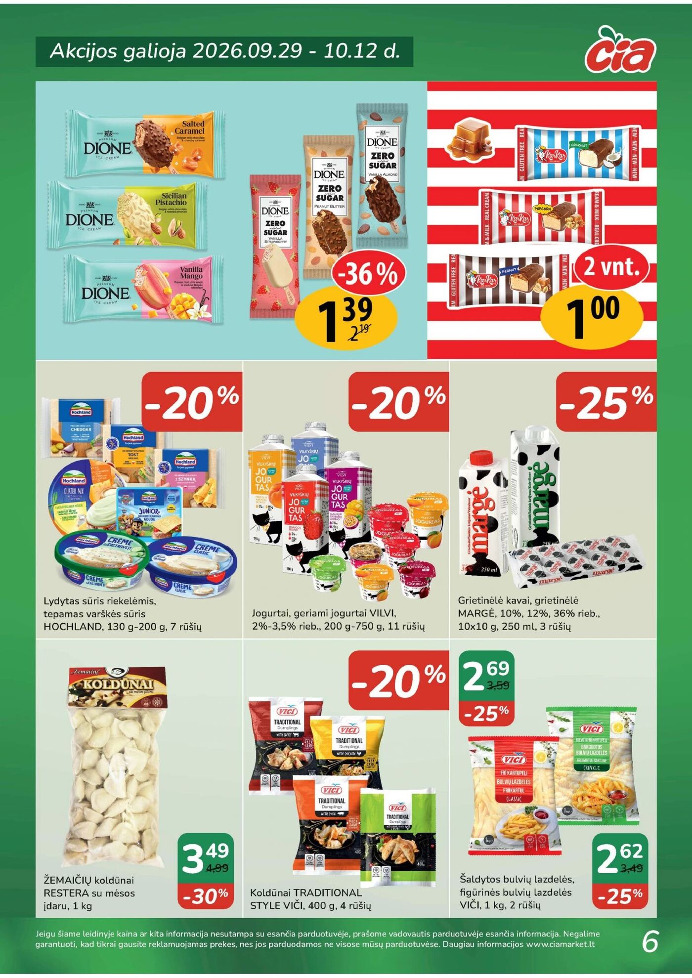 Čia Akcijų leidinys: TOP PREKĖS – 7 puslapis