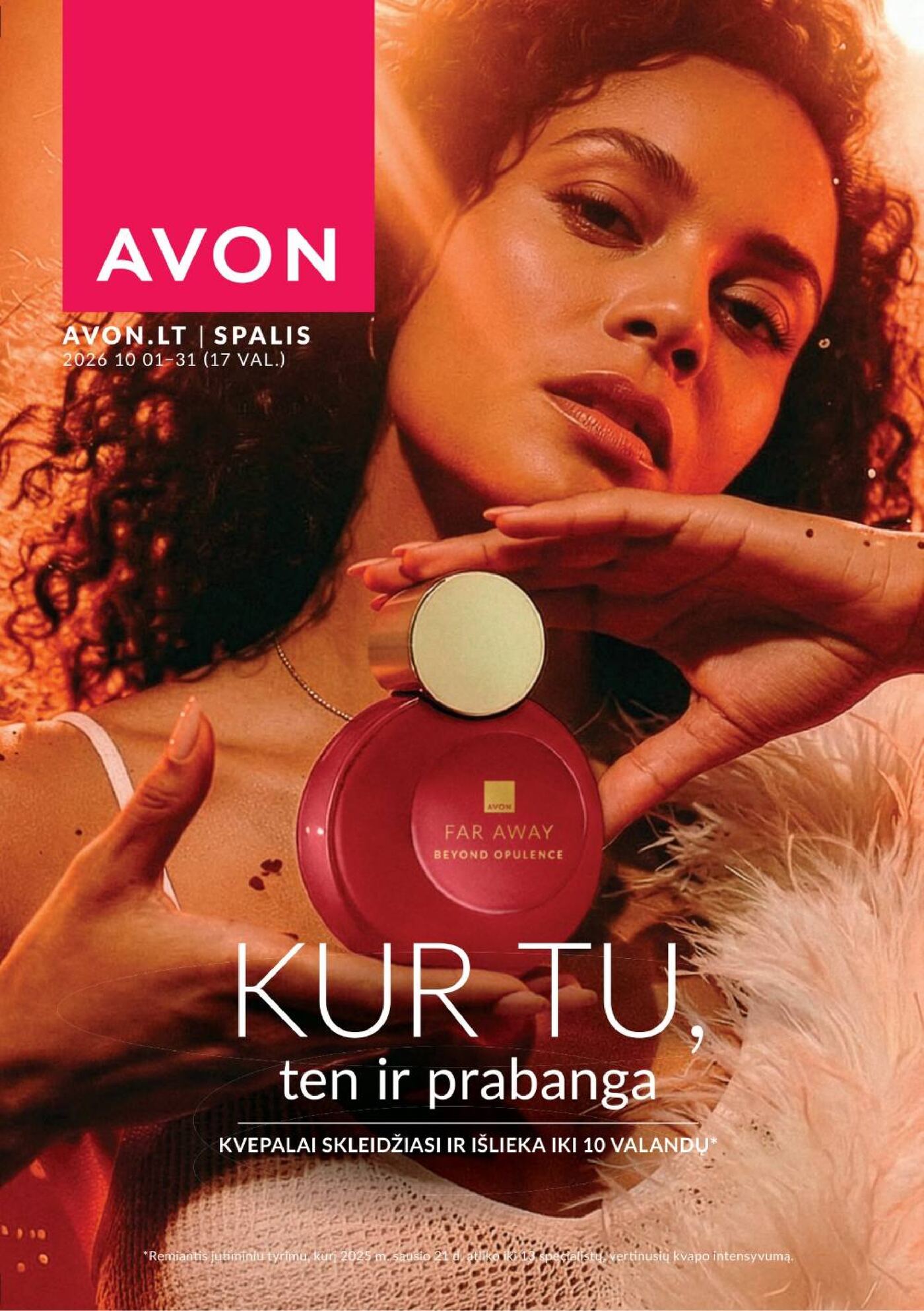 Naujas Avon nuolaidų leidinys - Spalio katalogas Nr.C10 – 1 puslapis