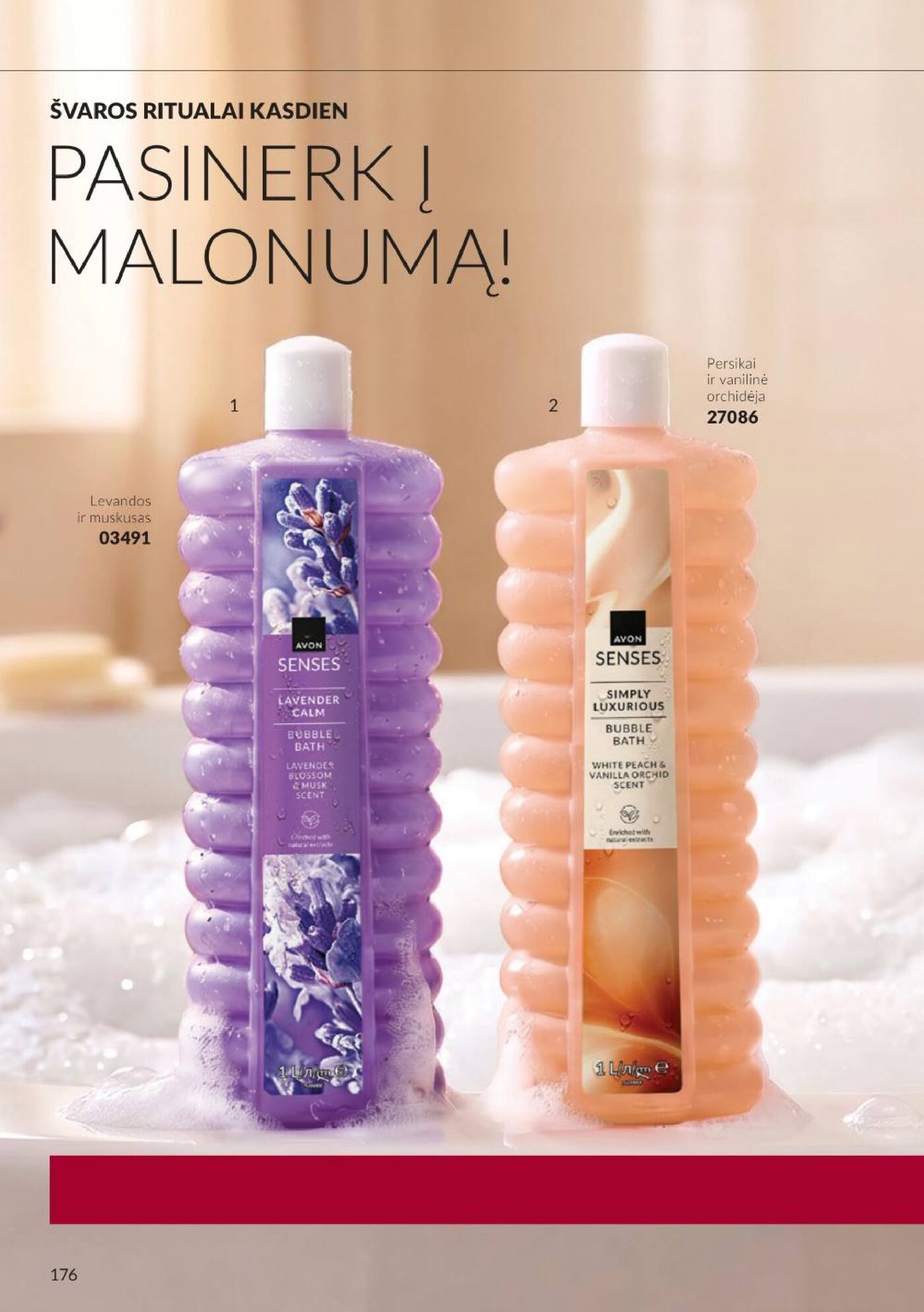 Naujas Avon nuolaidų leidinys - Spalio katalogas Nr.C10 – 176 puslapis