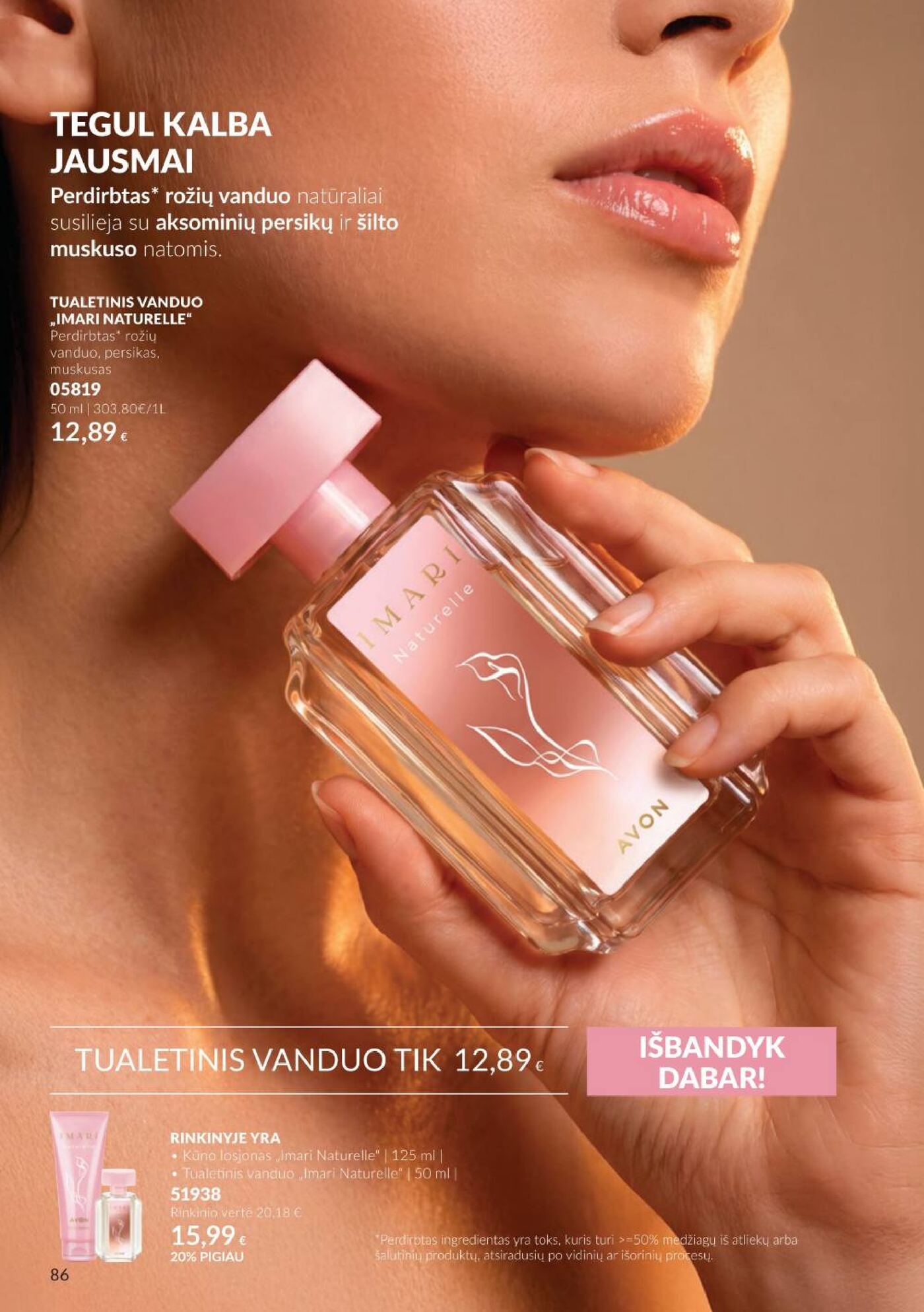 Naujas Avon nuolaidų leidinys - Spalio katalogas Nr.C10 – 86 puslapis