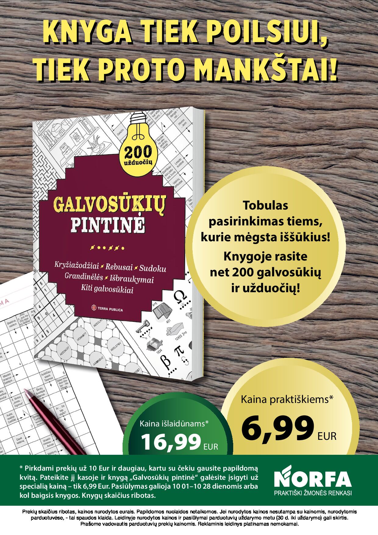 NORFA Nr. 20 (520) – 32 puslapis: Knyga „Galvosūkių pintinė“