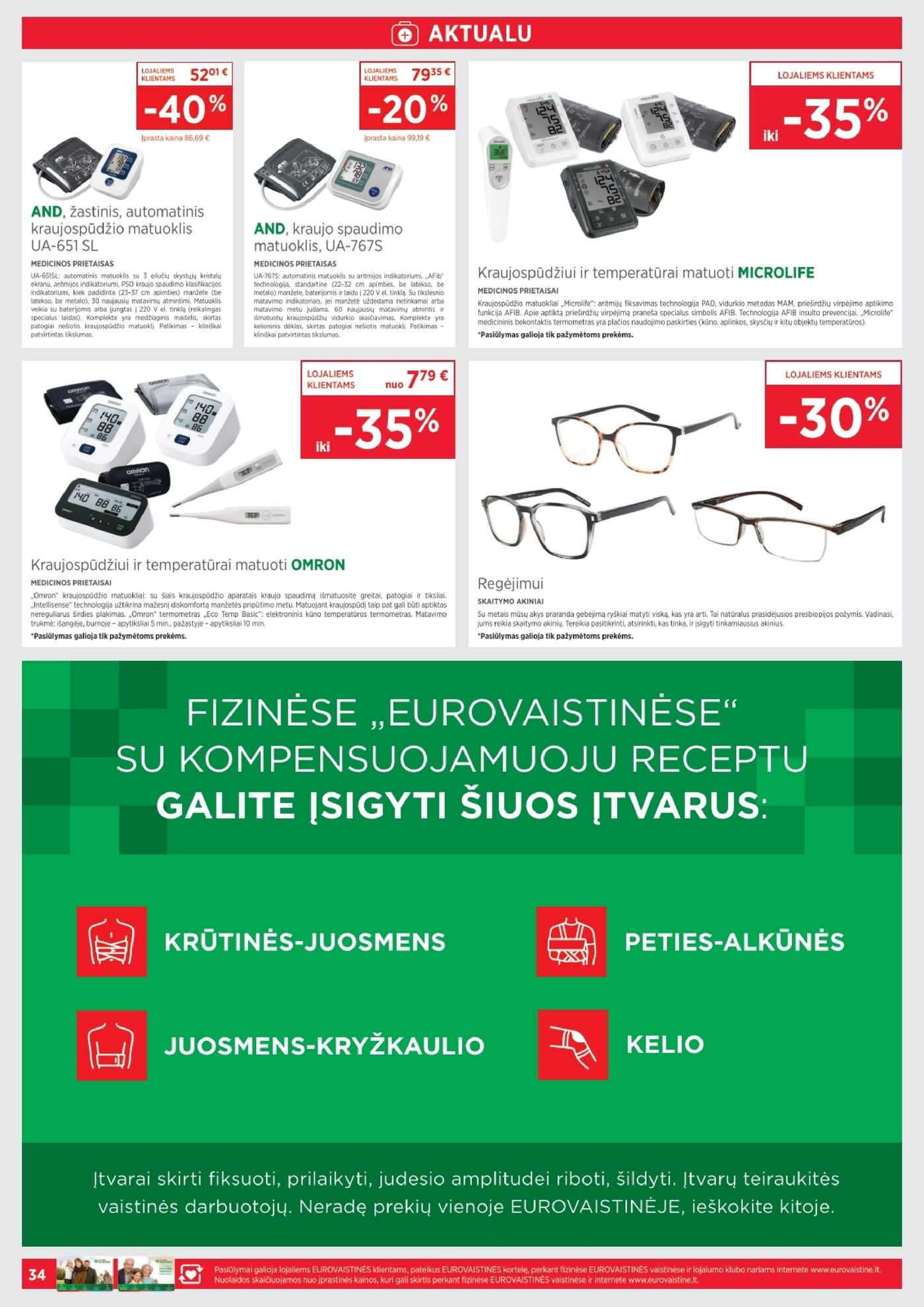 Naujas Eurovaistinė nuolaidų leidinys - Aktualiausios prekės už mažą kainą – 34 puslapis