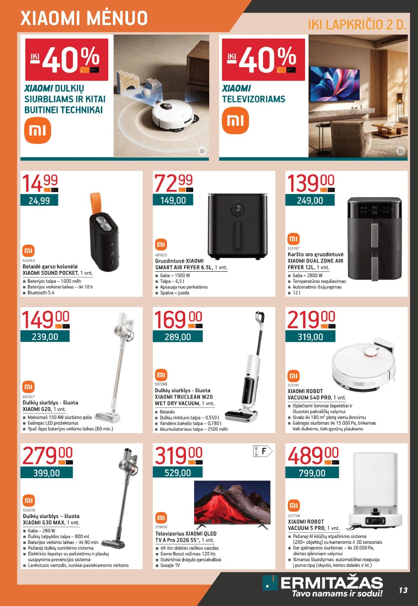 Naujas Ermitažas nuolaidų leidinys - Leidinys nr. 10 – 13 puslapis