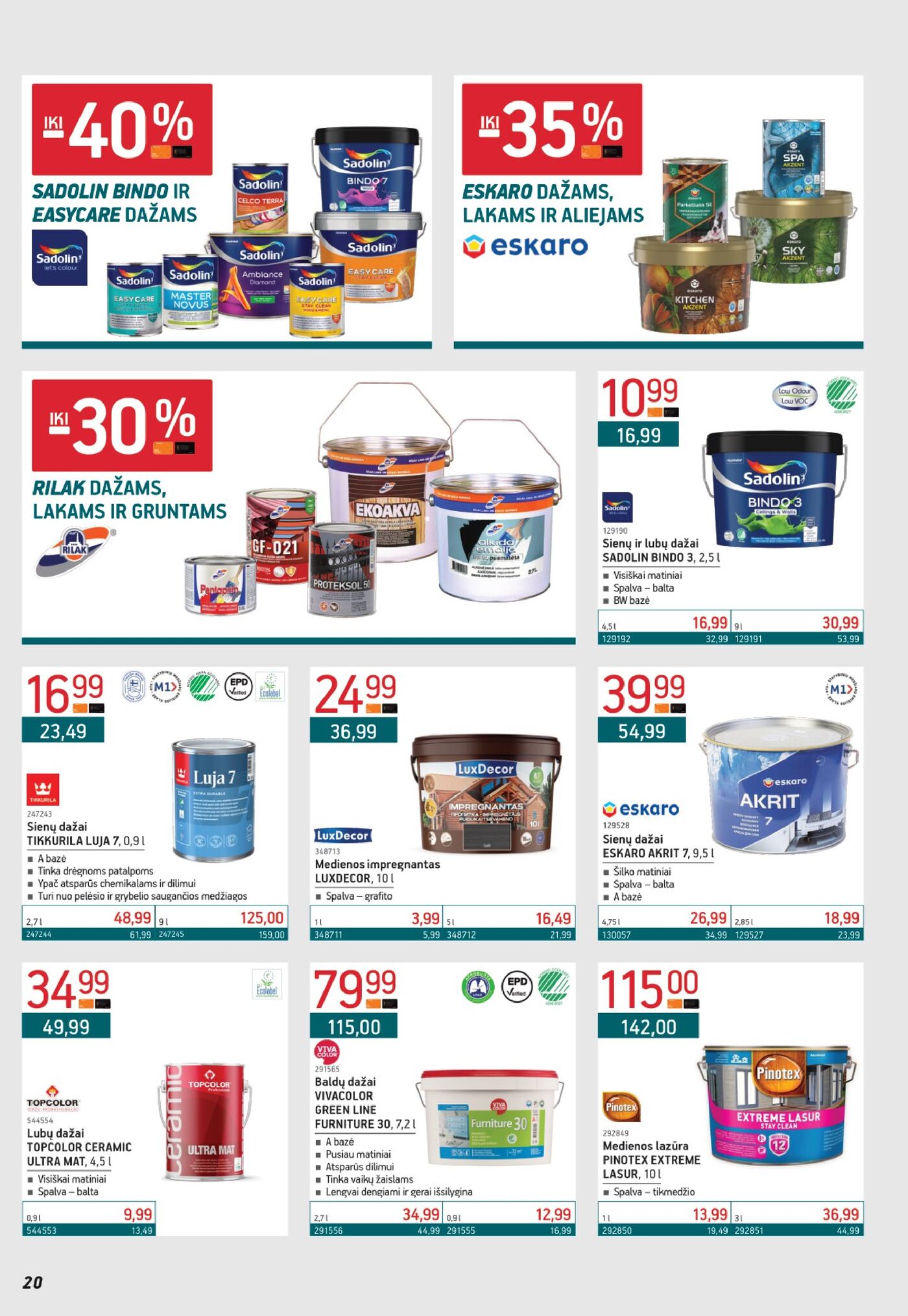 Naujas Ermitažas nuolaidų leidinys - Leidinys nr. 10 – 20 puslapis