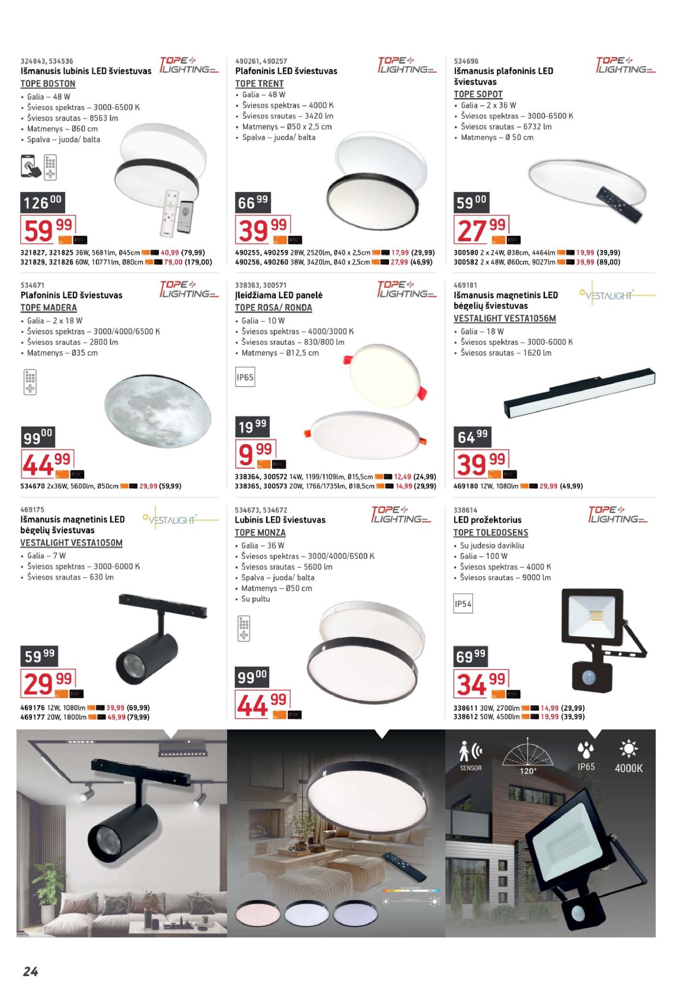 Naujas Ermitažas nuolaidų leidinys - Apdailos katalogas Nr.2 – 24 puslapis