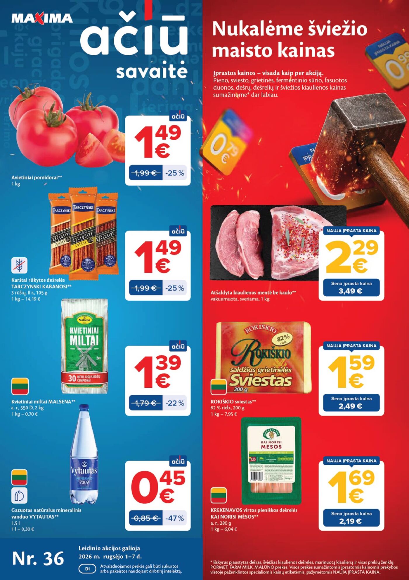 AČIŪ savaitinis leidinys Nr. 36 – 1 puslapis