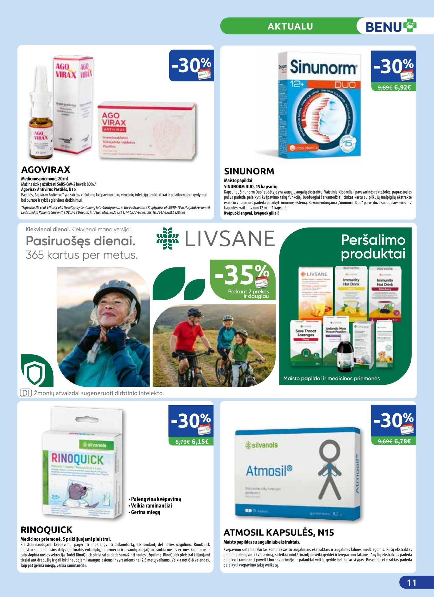 Naujas Benu vaistinė nuolaidų leidinys - Benu mėnesio leidinys – 11 puslapis