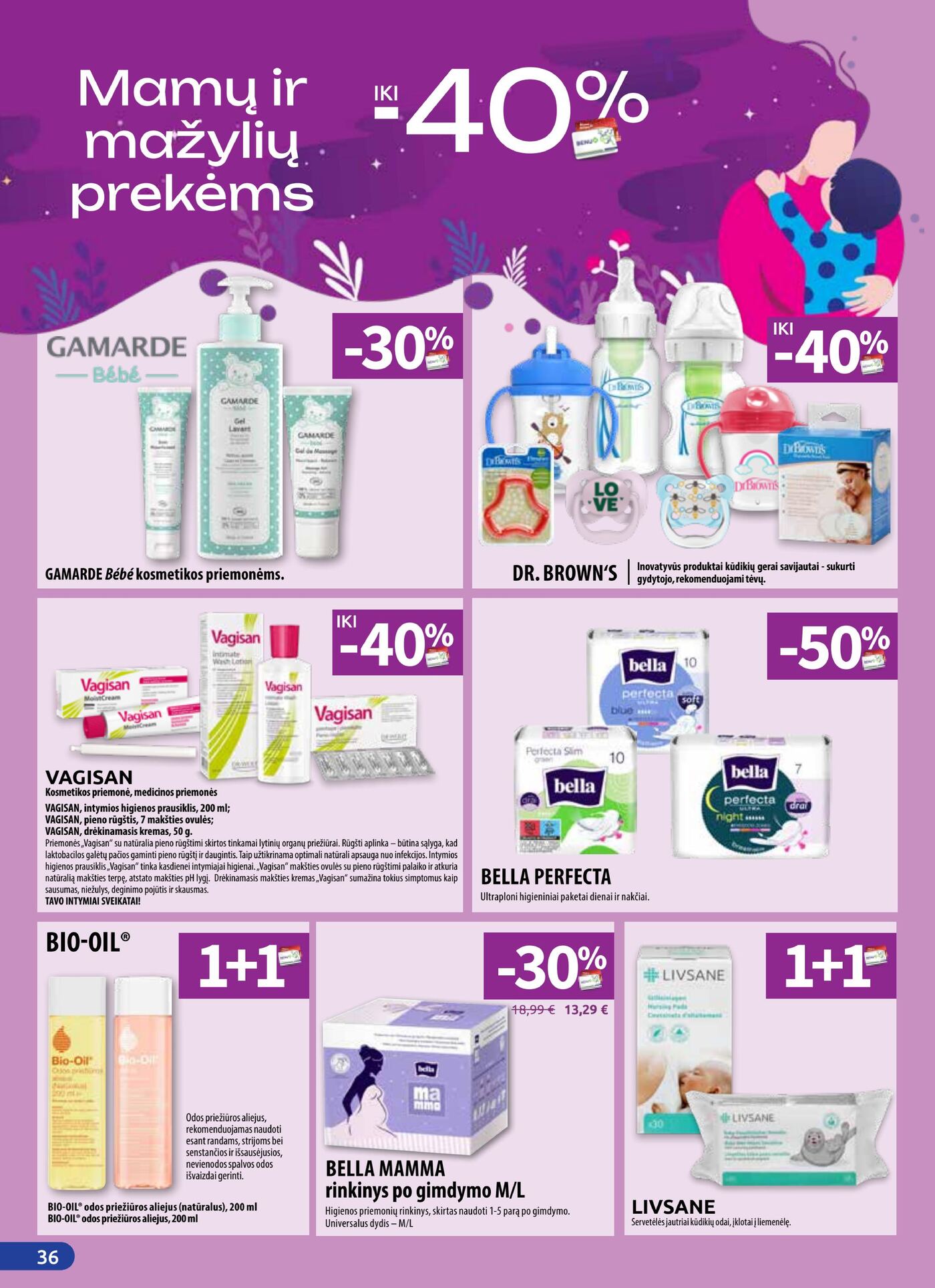 Naujas Benu vaistinė nuolaidų leidinys - Benu mėnesio leidinys – 36 puslapis