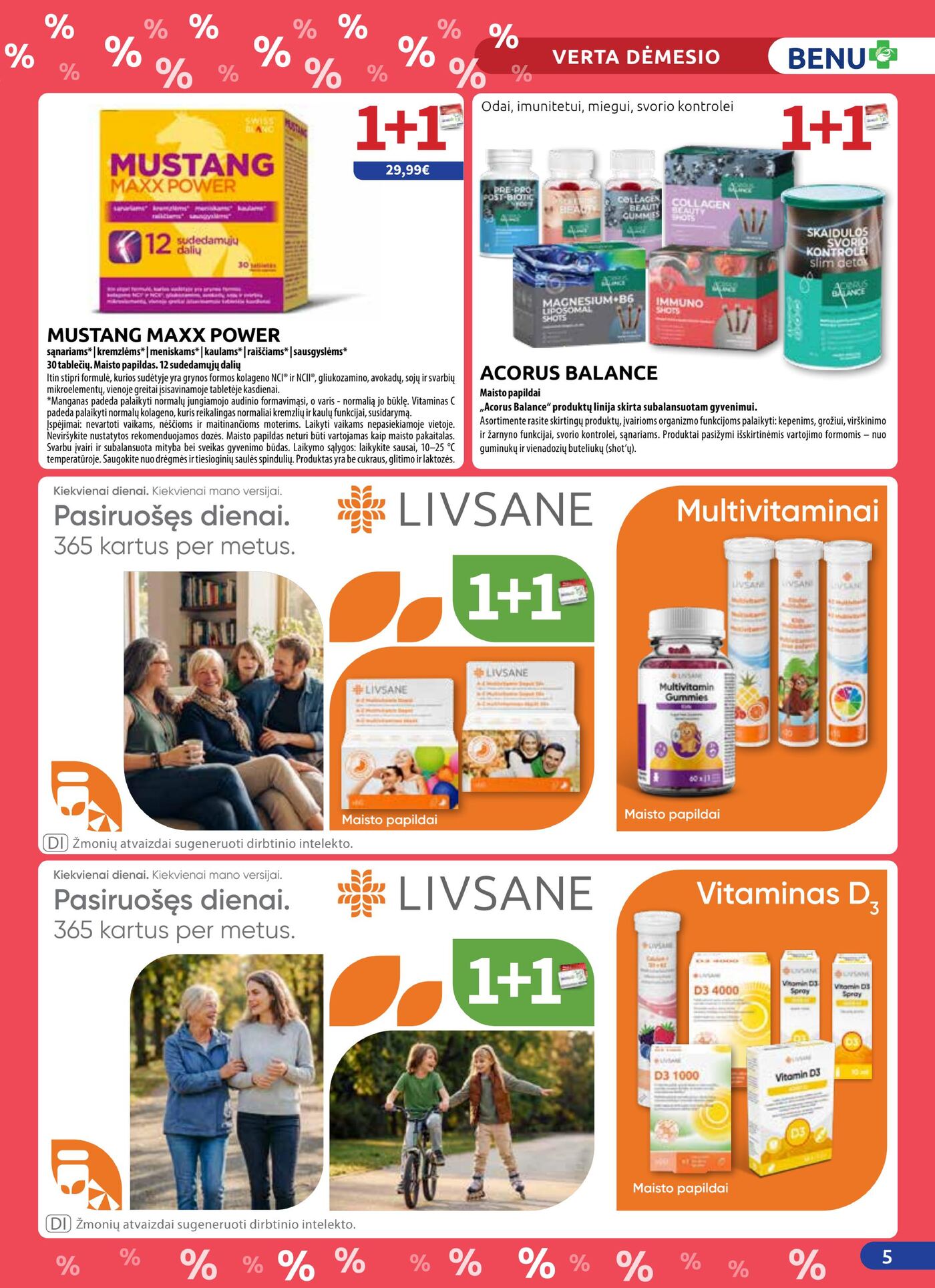 Naujas Benu vaistinė nuolaidų leidinys - Benu mėnesio leidinys – 5 puslapis