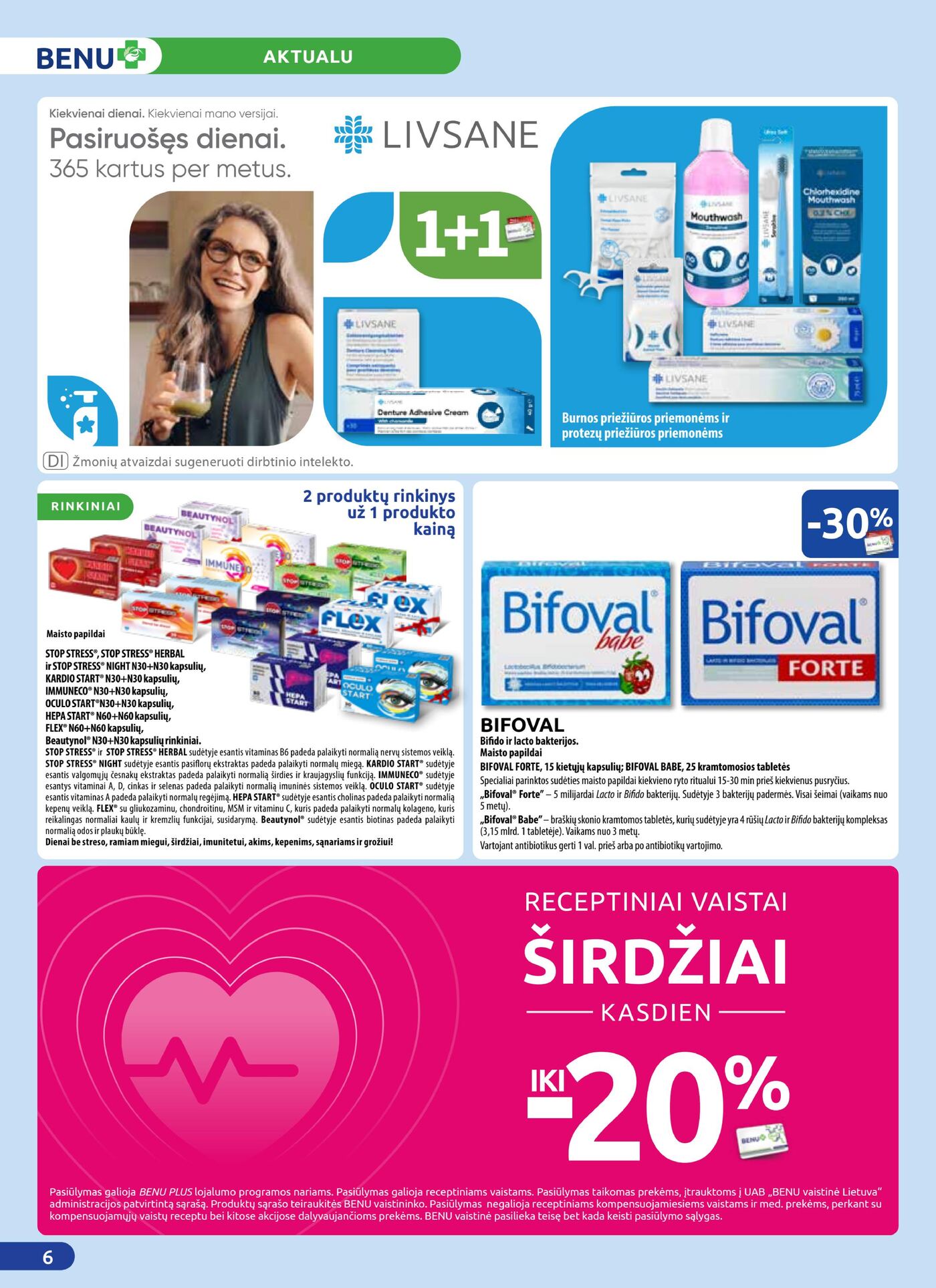 Naujas Benu vaistinė nuolaidų leidinys - Benu mėnesio leidinys – 6 puslapis