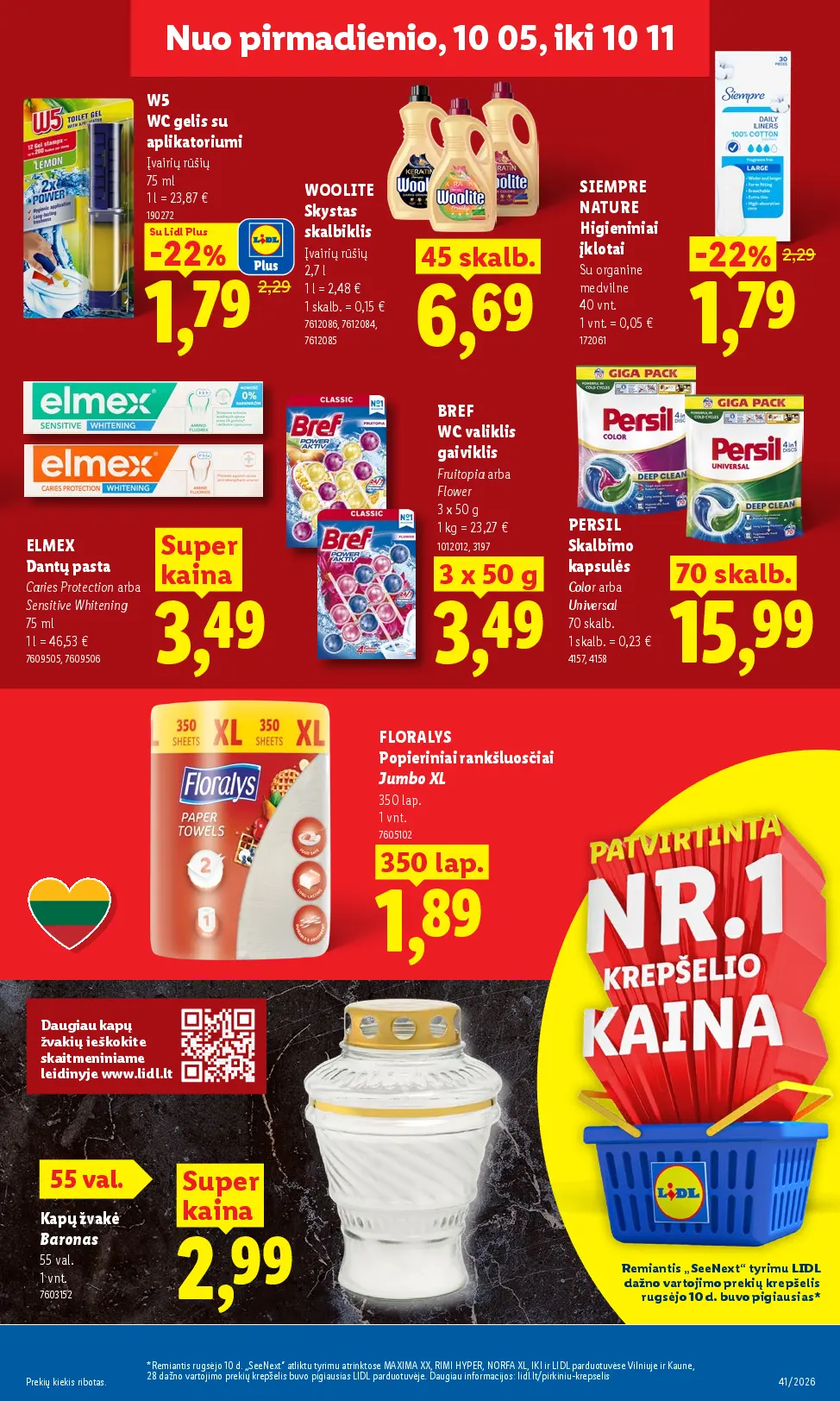 Naujas Lidl nuolaidų leidinys - MAISTO PREKIŲ PASIŪLYMAI Nr.41 – 11 puslapis