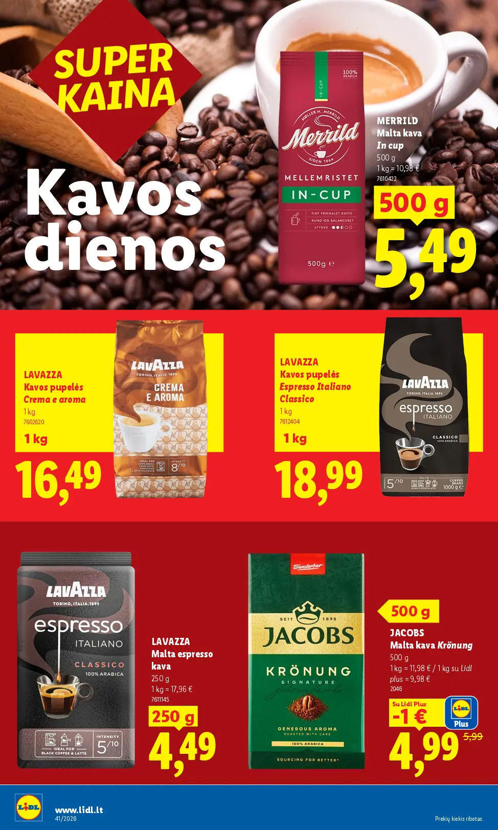 Naujas Lidl nuolaidų leidinys - MAISTO PREKIŲ PASIŪLYMAI Nr.41 – 12 puslapis