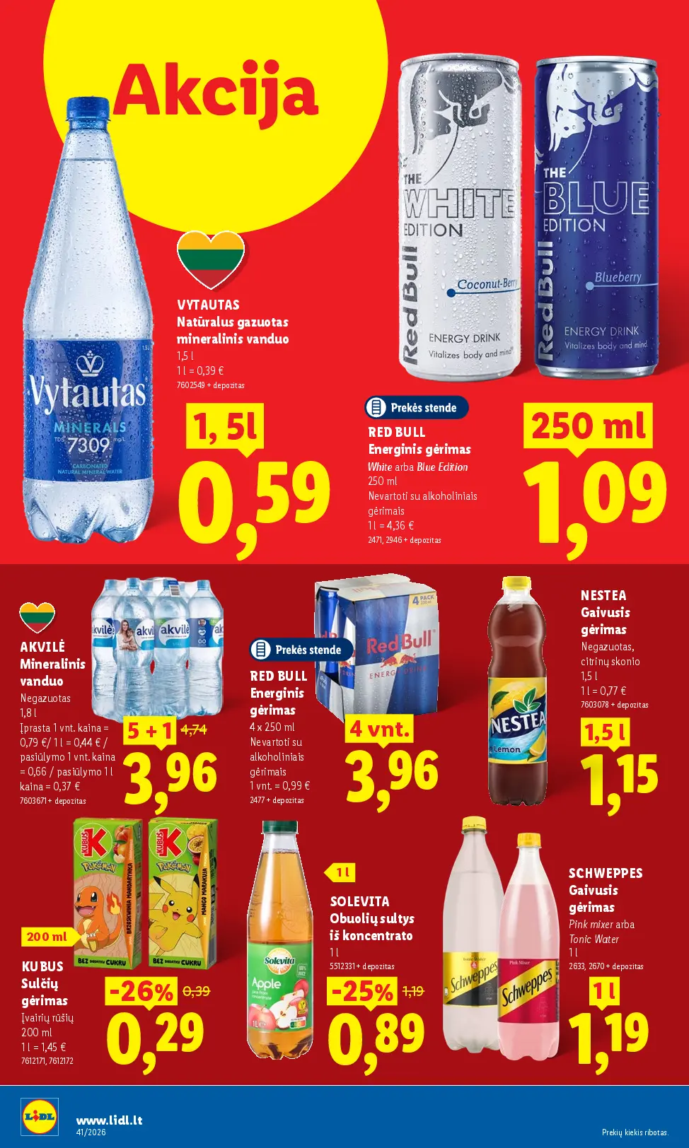 Naujas Lidl nuolaidų leidinys - MAISTO PREKIŲ PASIŪLYMAI Nr.41 – 14 puslapis