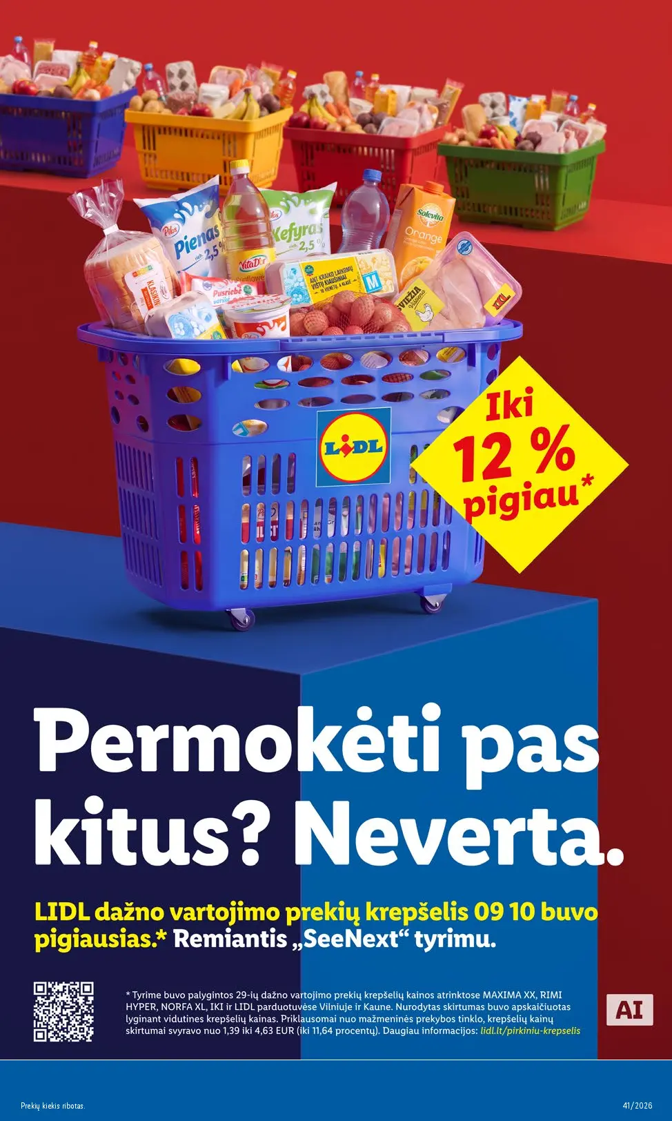 Naujas Lidl nuolaidų leidinys - MAISTO PREKIŲ PASIŪLYMAI Nr.41 – 15 puslapis
