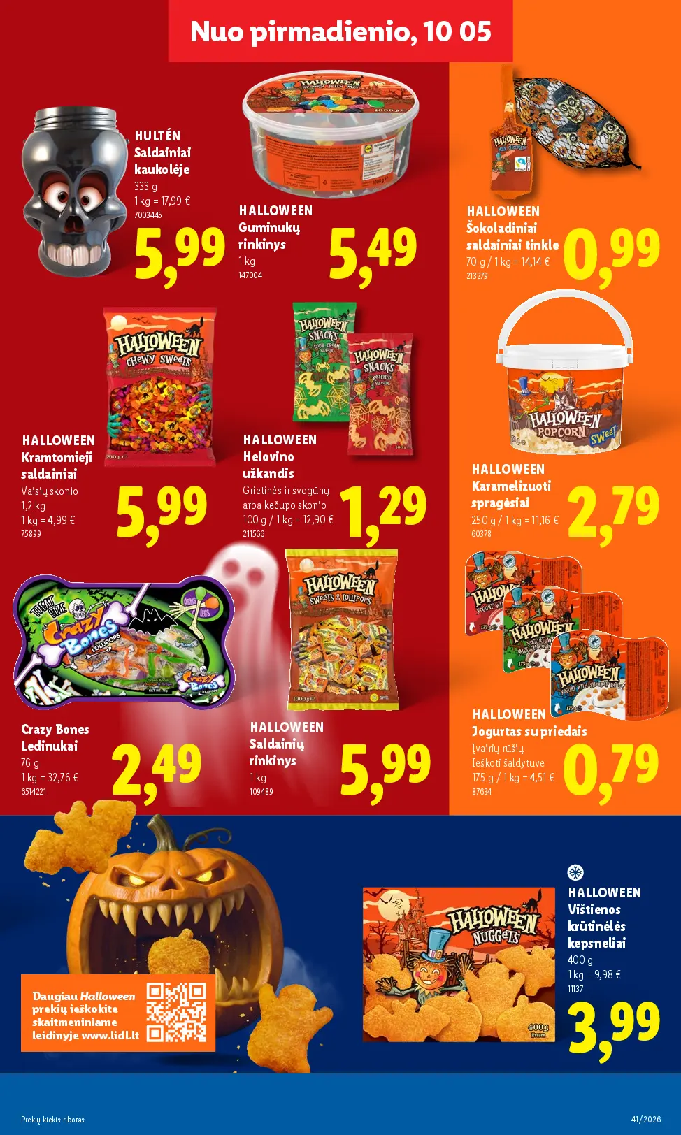 Naujas Lidl nuolaidų leidinys - MAISTO PREKIŲ PASIŪLYMAI Nr.41 – 21 puslapis