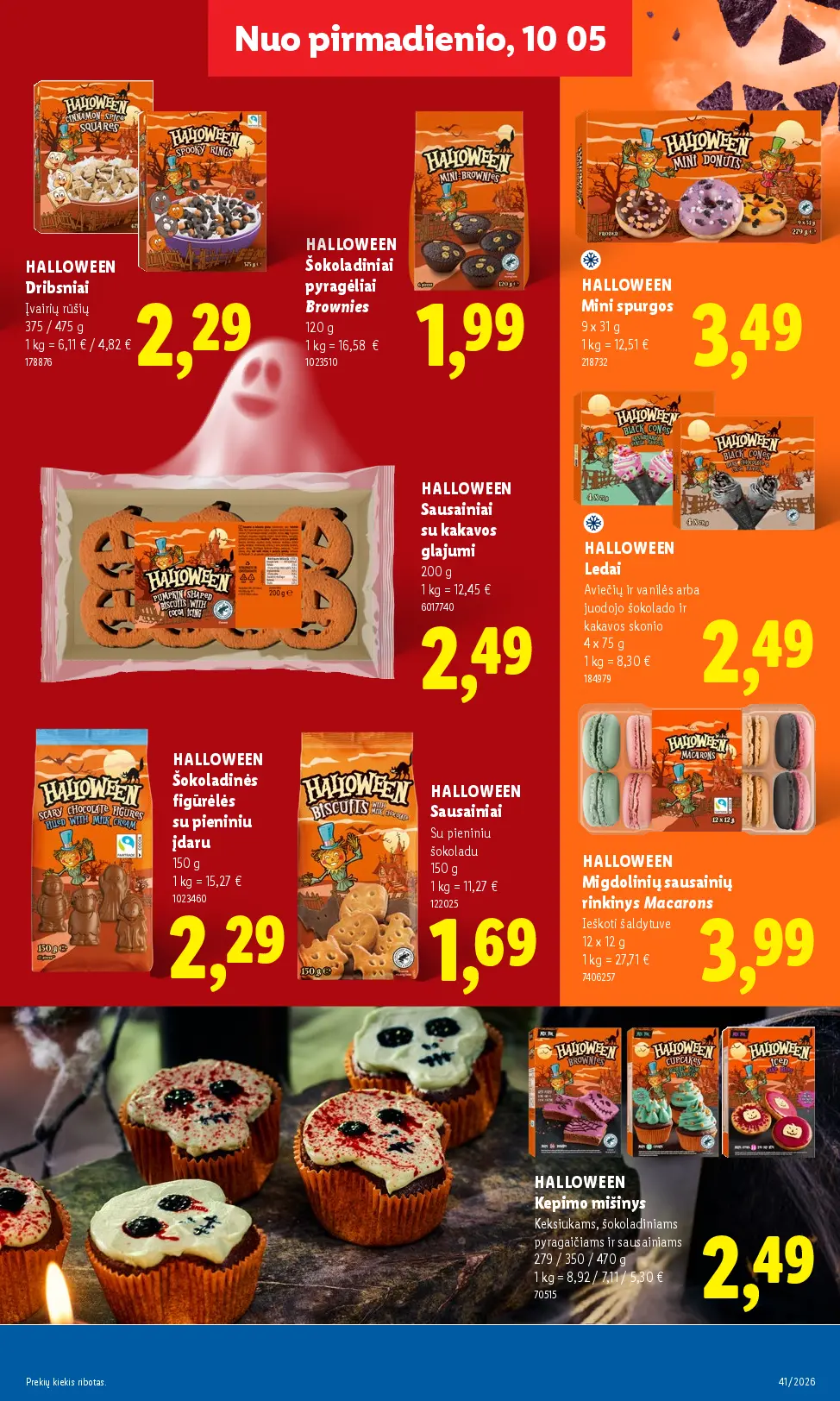 Naujas Lidl nuolaidų leidinys - MAISTO PREKIŲ PASIŪLYMAI Nr.41 – 23 puslapis