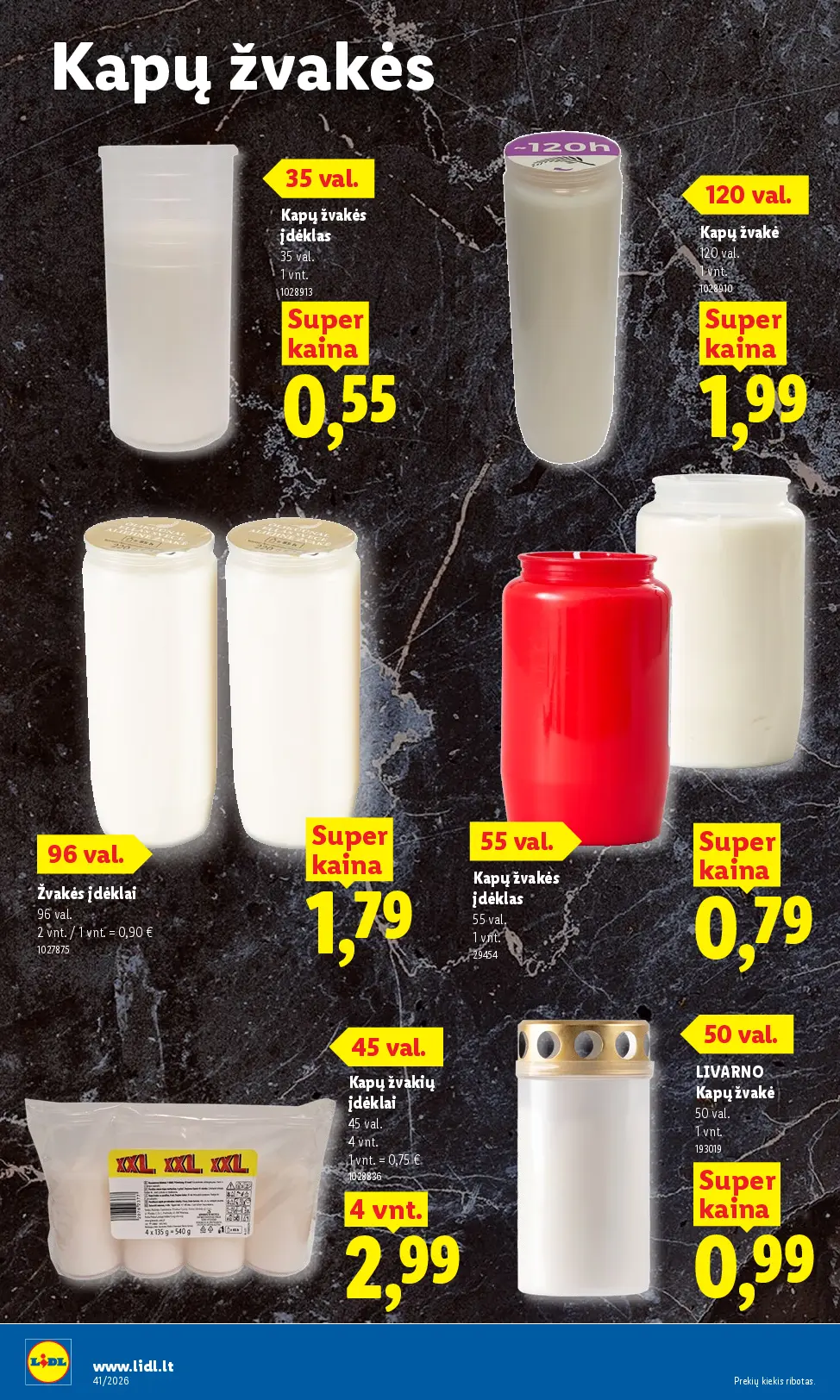 Naujas Lidl nuolaidų leidinys - MAISTO PREKIŲ PASIŪLYMAI Nr.41 – 26 puslapis