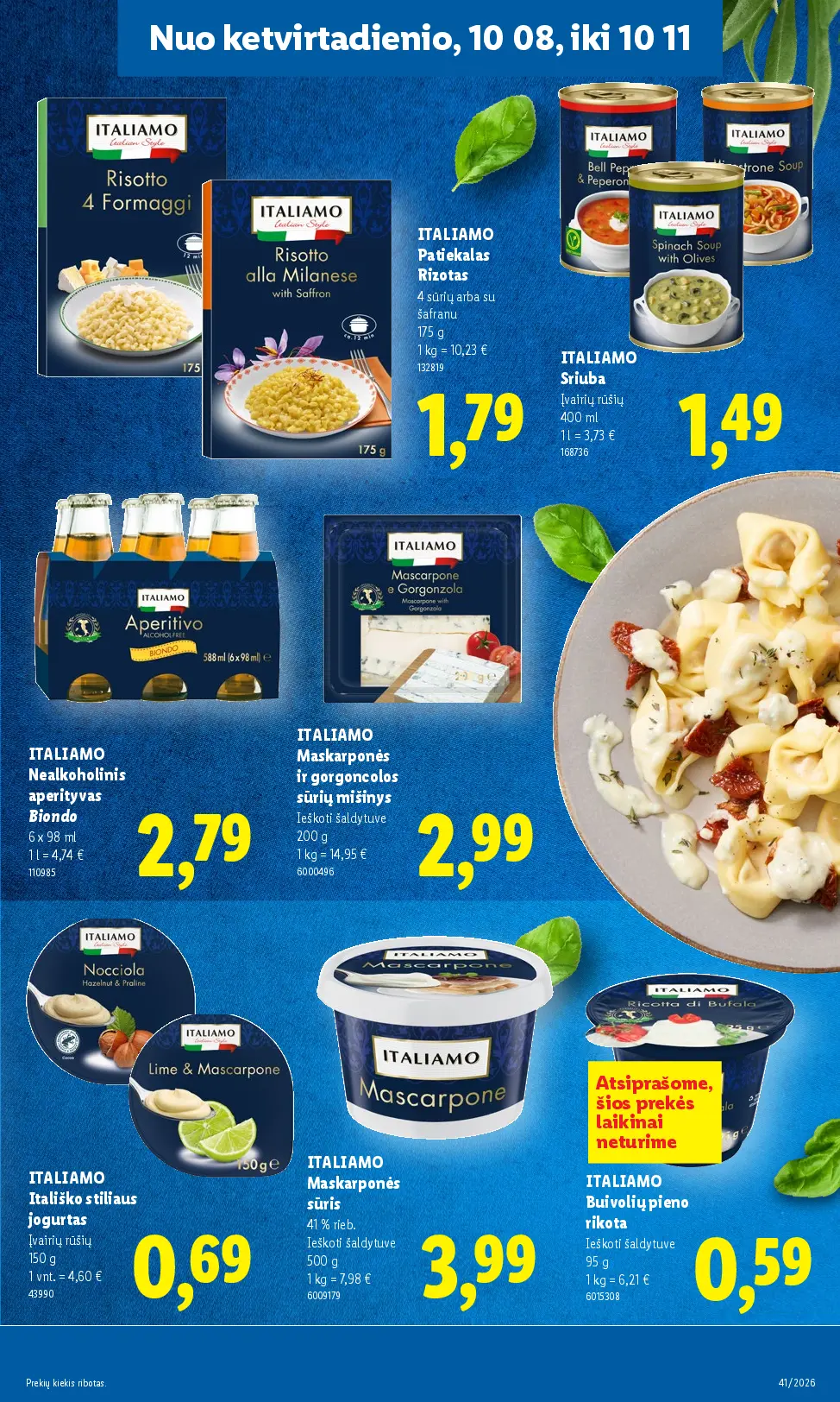 Naujas Lidl nuolaidų leidinys - MAISTO PREKIŲ PASIŪLYMAI Nr.41 – 31 puslapis