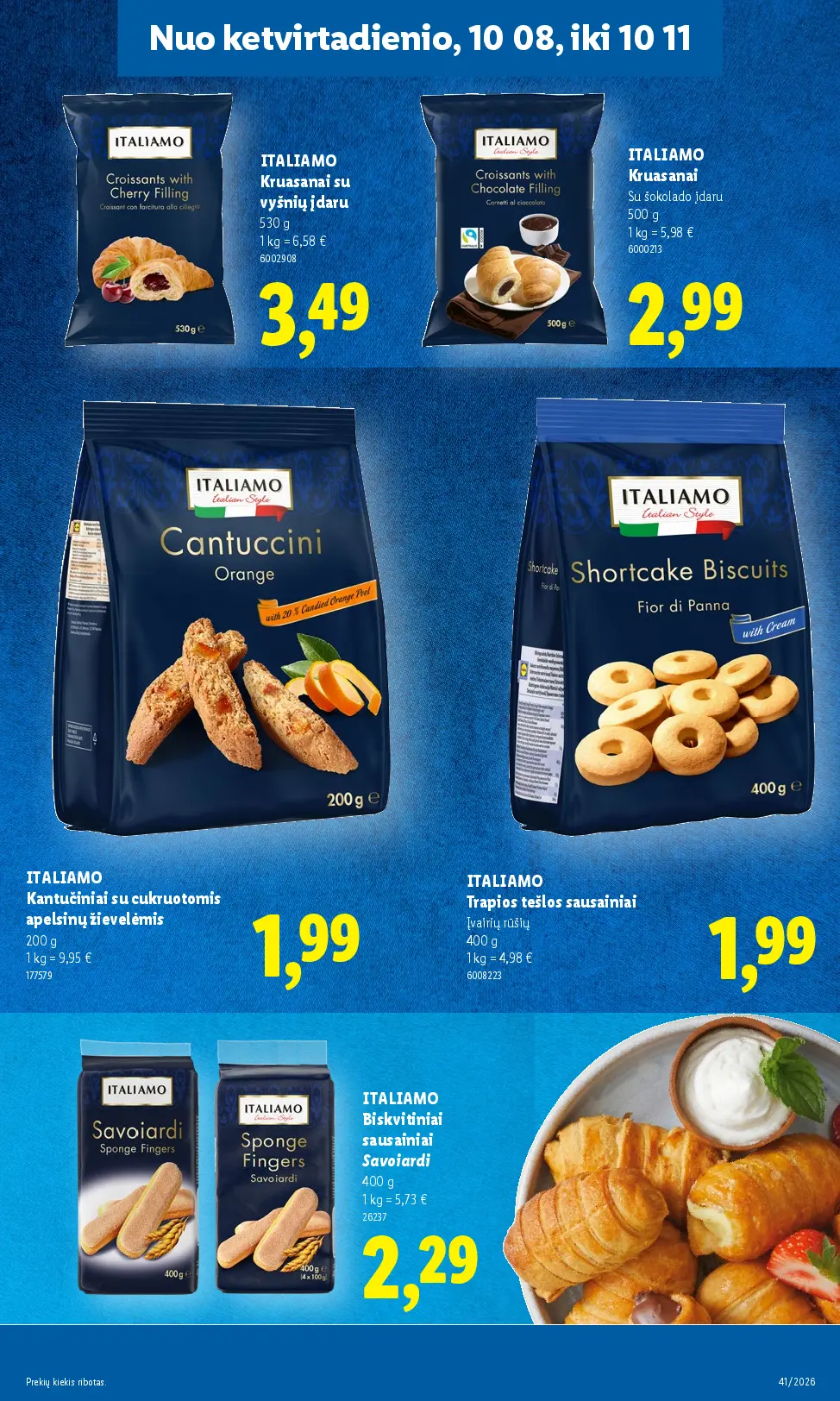 Naujas Lidl nuolaidų leidinys - MAISTO PREKIŲ PASIŪLYMAI Nr.41 – 41 puslapis