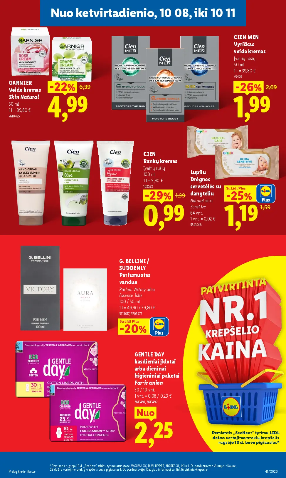 Naujas Lidl nuolaidų leidinys - MAISTO PREKIŲ PASIŪLYMAI Nr.41 – 49 puslapis