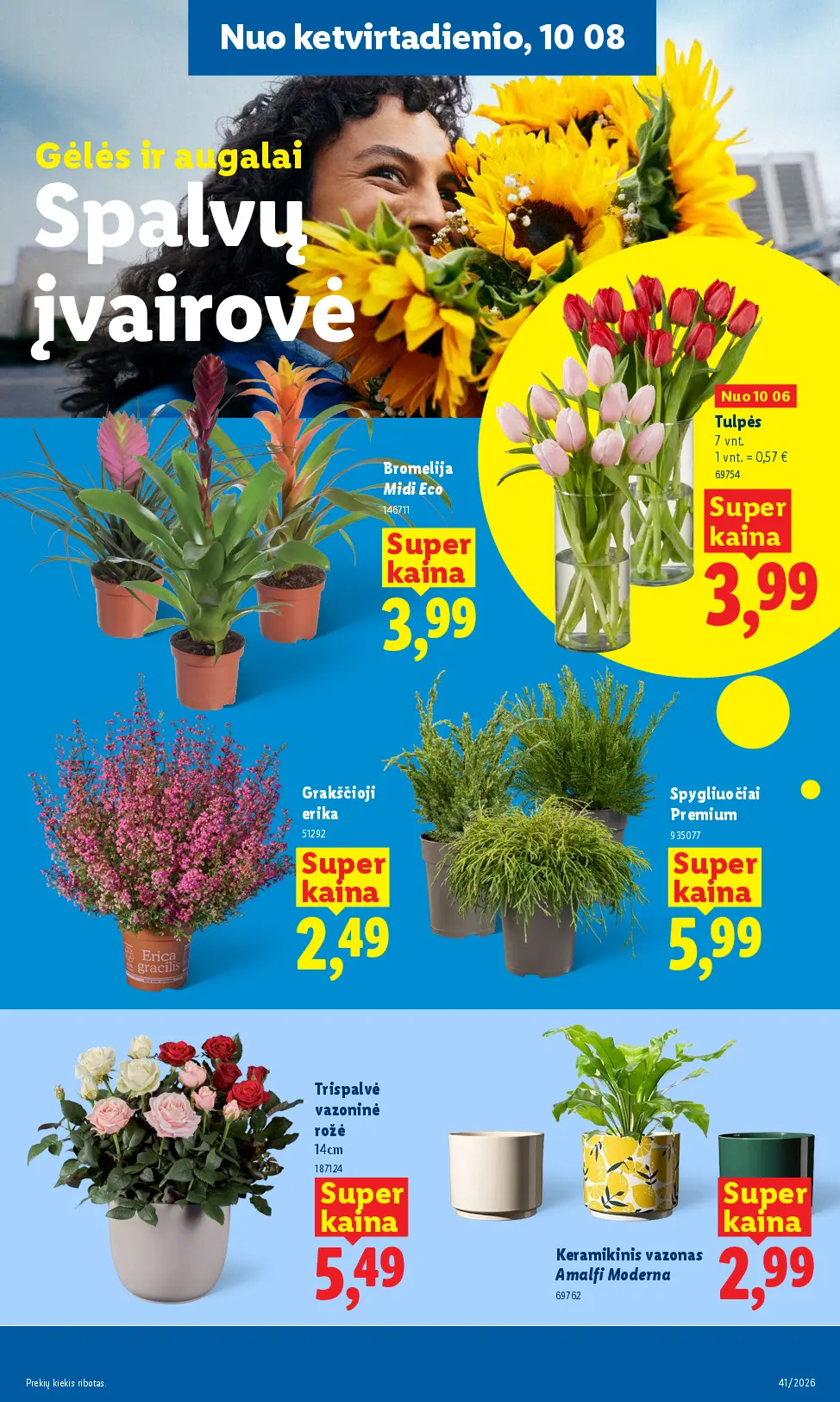 Naujas Lidl nuolaidų leidinys - MAISTO PREKIŲ PASIŪLYMAI Nr.41 – 51 puslapis