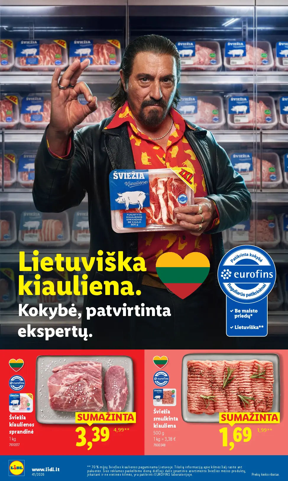 Naujas Lidl nuolaidų leidinys - MAISTO PREKIŲ PASIŪLYMAI Nr.41 – 6 puslapis