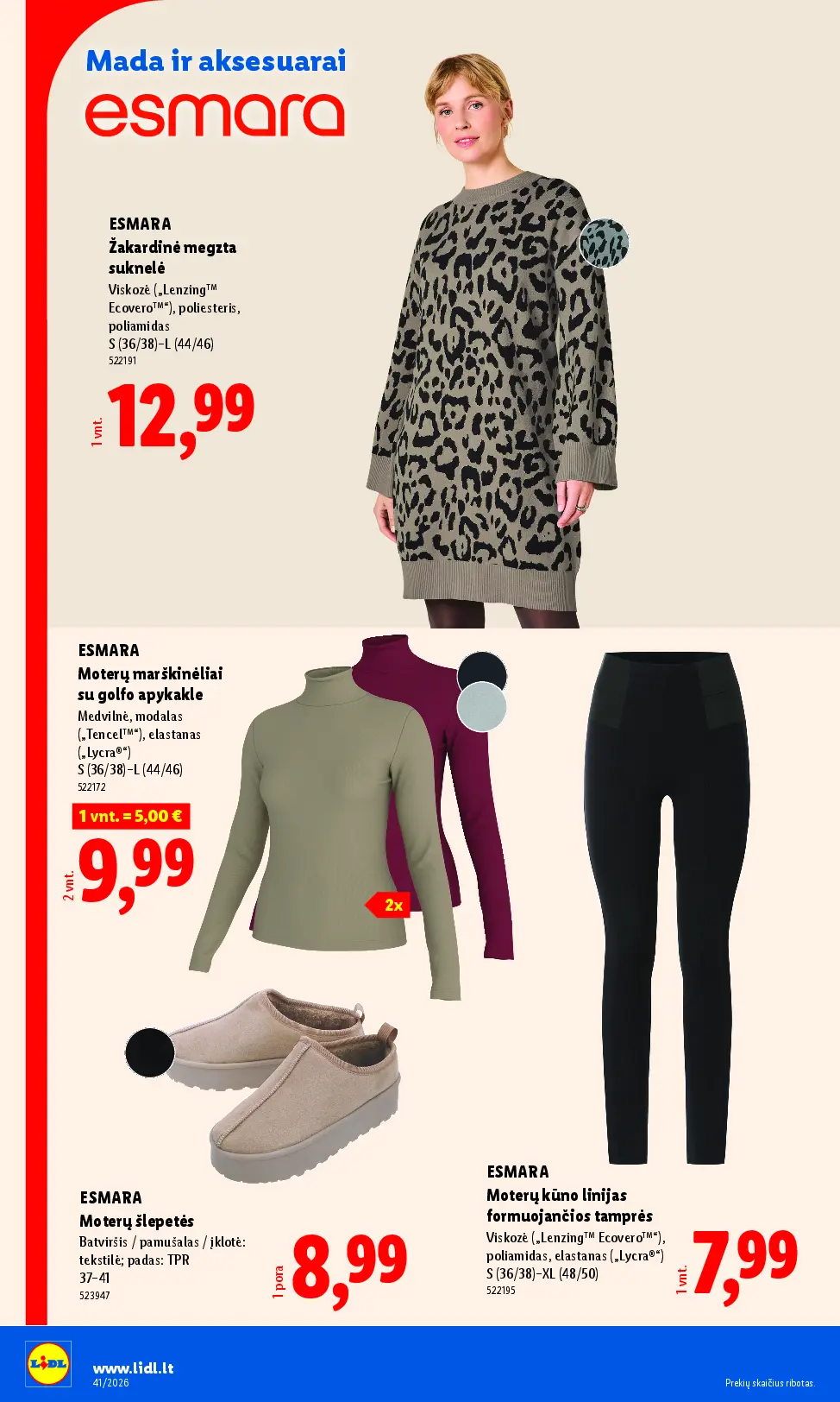 Naujas Lidl nuolaidų leidinys - NE MAISTO PREKIŲ PASIŪLYMAI Nr.41 – 20 puslapis