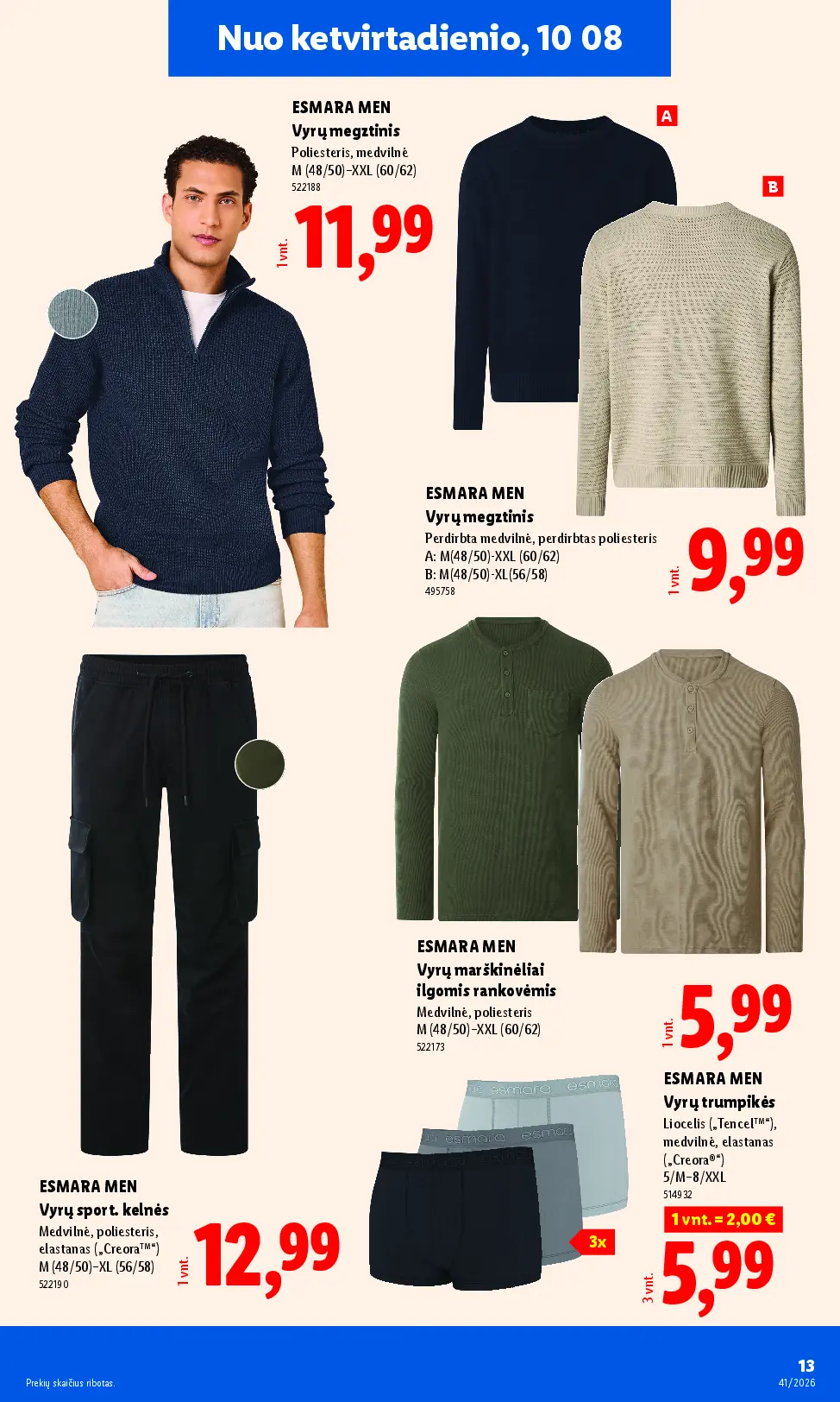 Naujas Lidl nuolaidų leidinys - NE MAISTO PREKIŲ PASIŪLYMAI Nr.41 – 21 puslapis