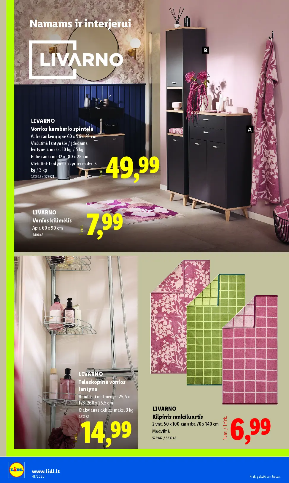 Naujas Lidl nuolaidų leidinys - NE MAISTO PREKIŲ PASIŪLYMAI Nr.41 – 24 puslapis