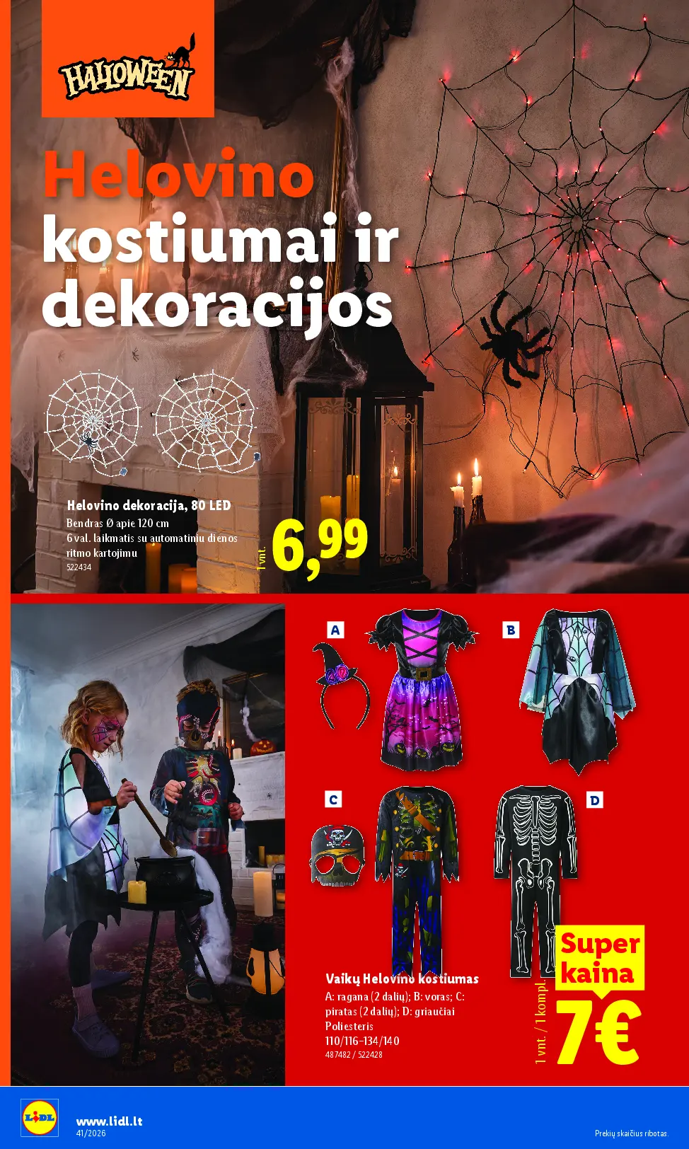 Naujas Lidl nuolaidų leidinys - NE MAISTO PREKIŲ PASIŪLYMAI Nr.41 – 6 puslapis