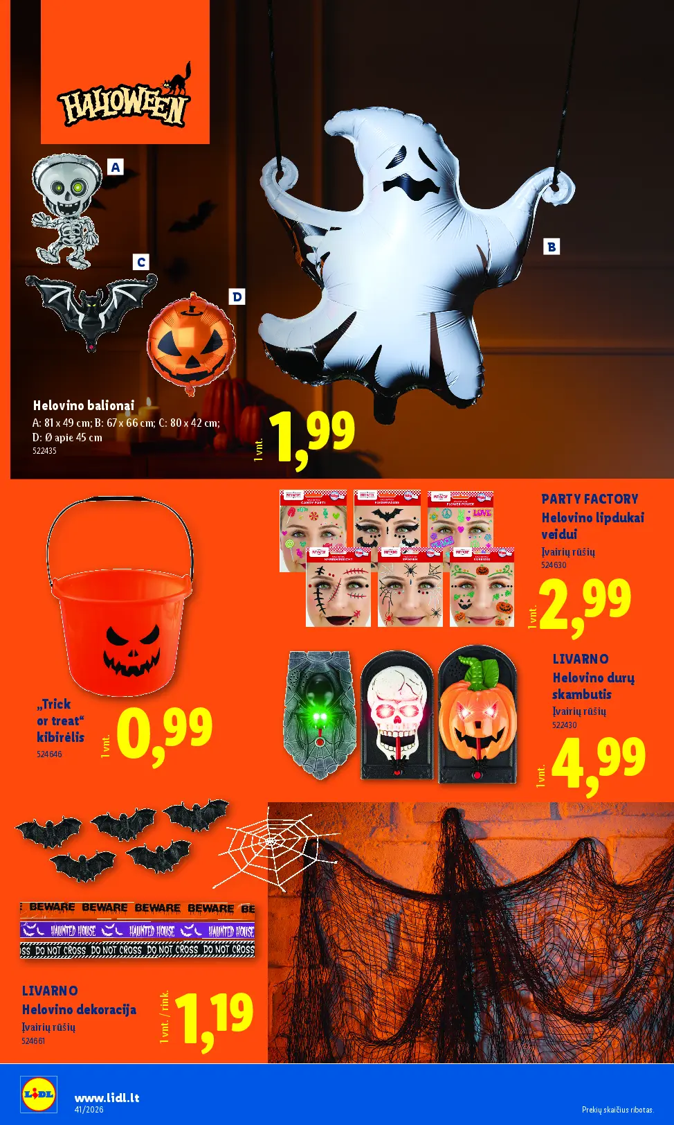 Naujas Lidl nuolaidų leidinys - NE MAISTO PREKIŲ PASIŪLYMAI Nr.41 – 8 puslapis