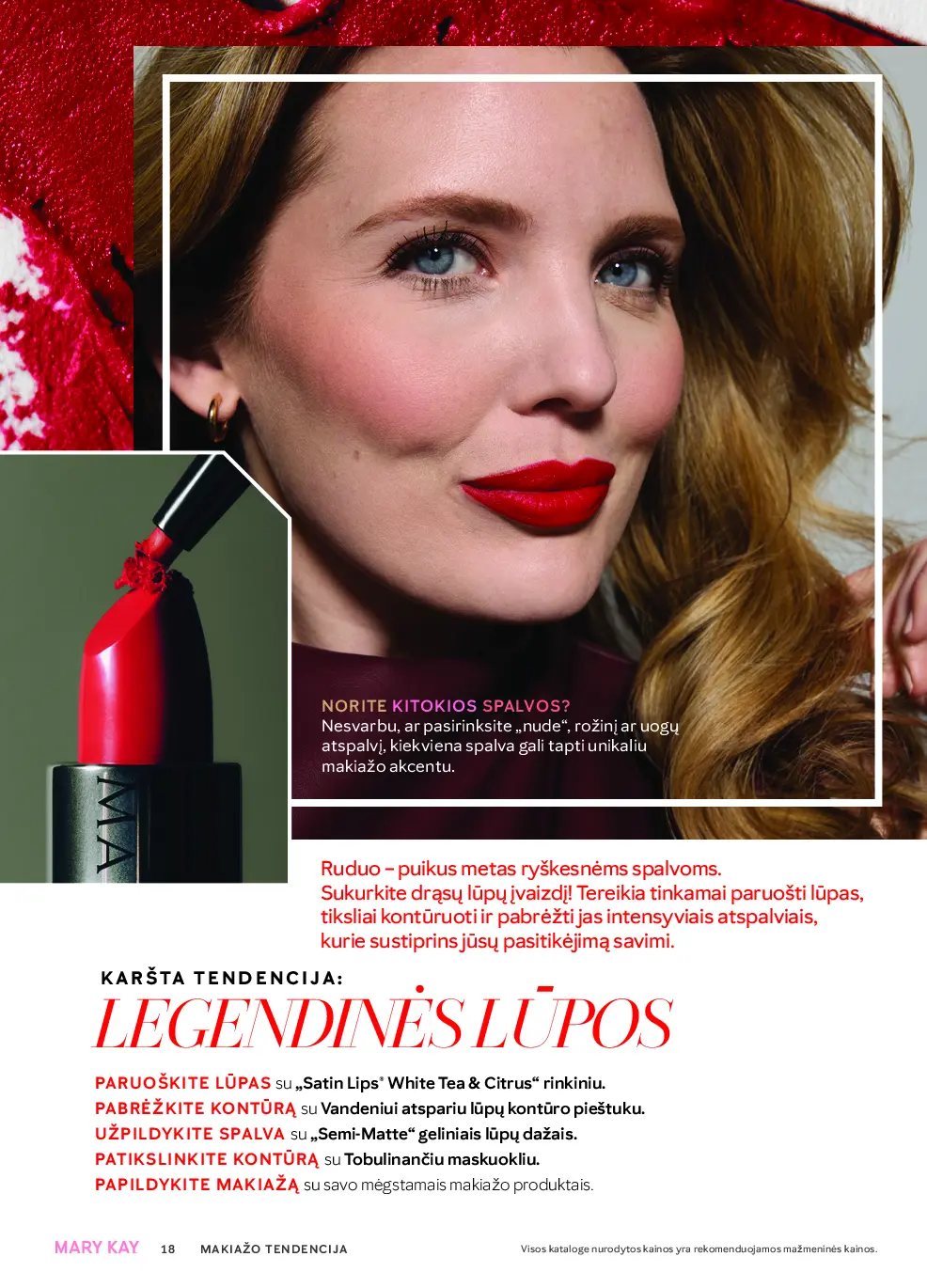 Mary Kay TheLOOKFall – 18 puslapis