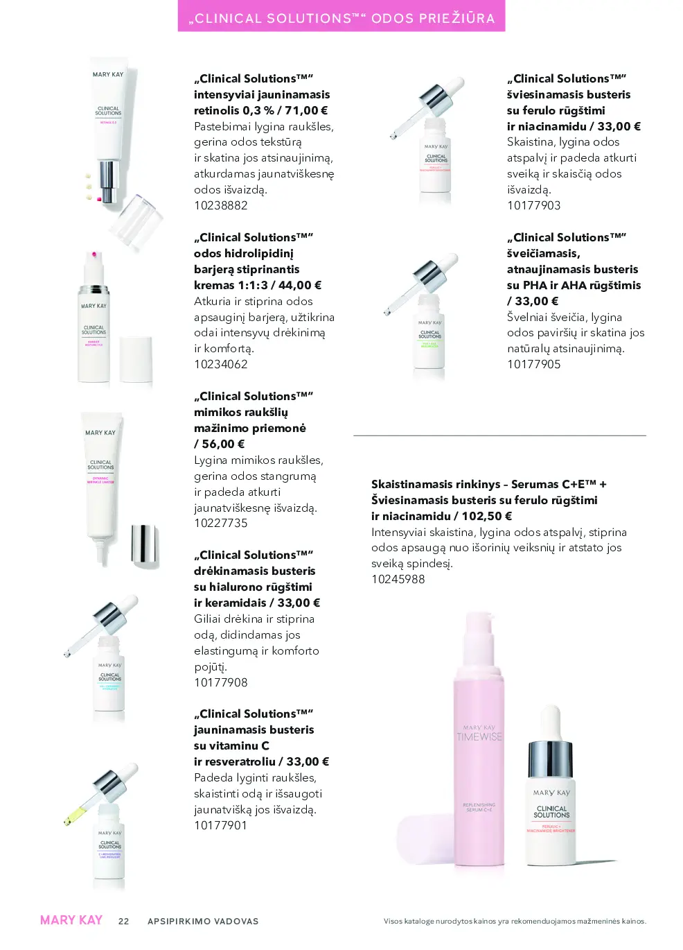 Mary Kay TheLOOKFall – 22 puslapis