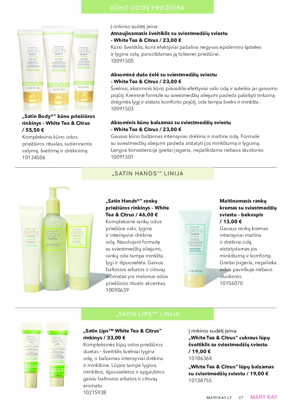 Mary Kay TheLOOKFall – 27 puslapis