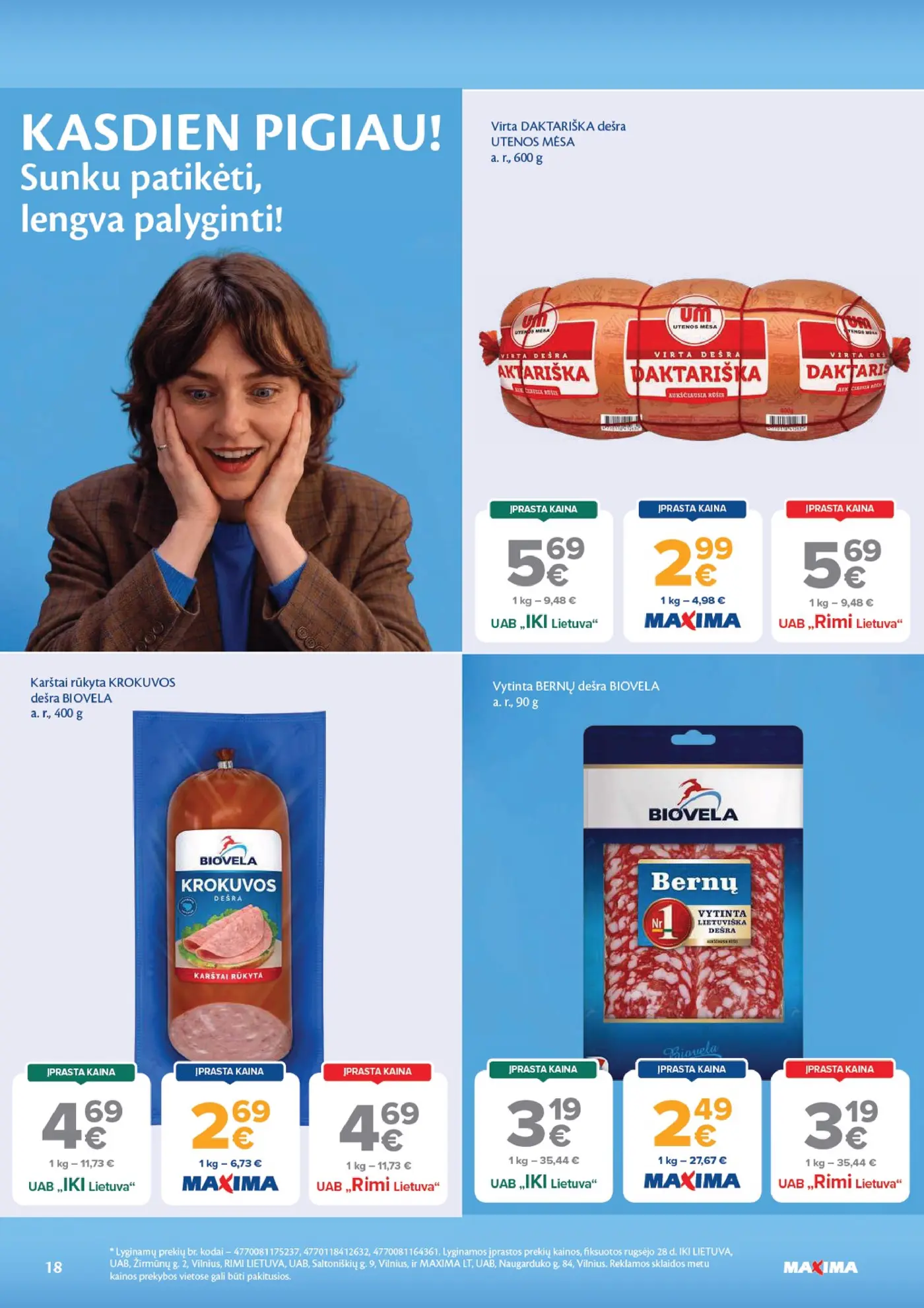 Naujas Maxima nuolaidų leidinys - AČIŪ savaitinis leidinys Nr. 41 – 18 puslapis