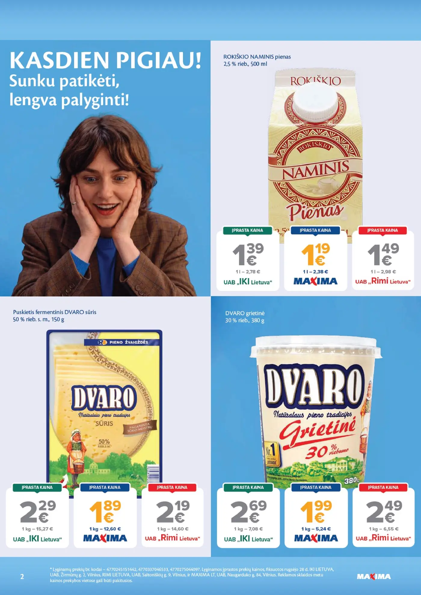 Naujas Maxima nuolaidų leidinys - AČIŪ savaitinis leidinys Nr. 41 – 2 puslapis
