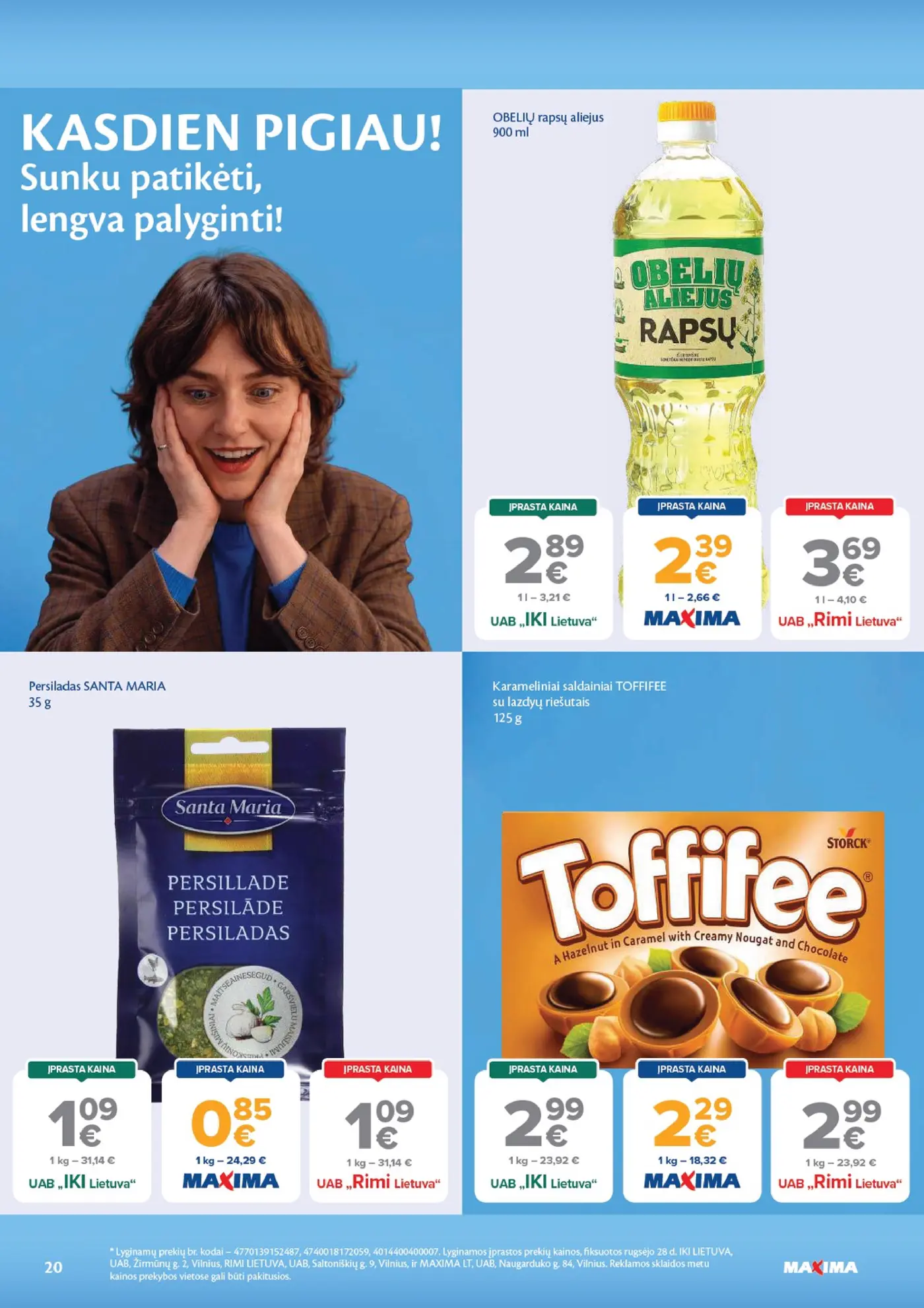 Naujas Maxima nuolaidų leidinys - AČIŪ savaitinis leidinys Nr. 41 – 20 puslapis