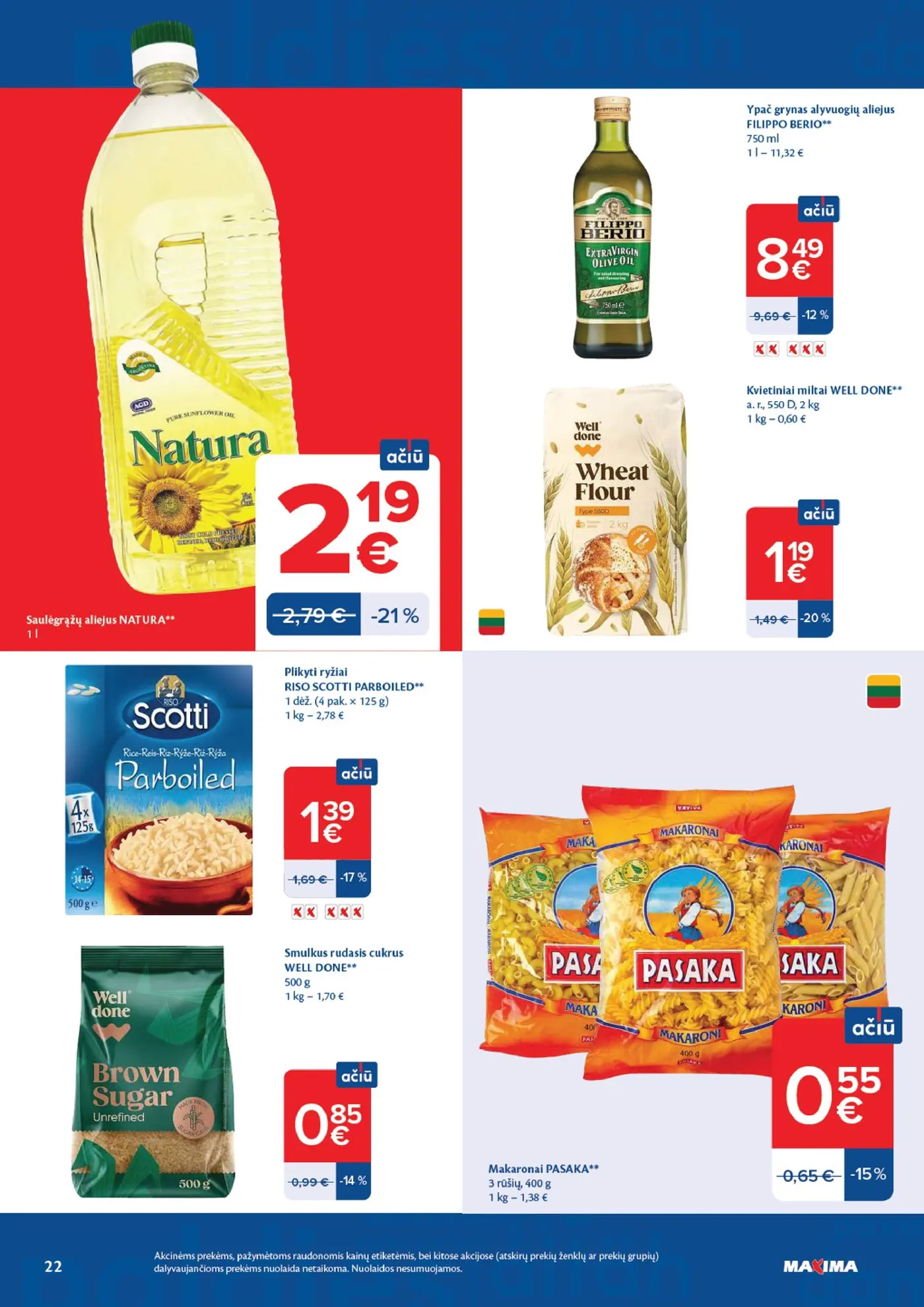 Naujas Maxima nuolaidų leidinys - AČIŪ savaitinis leidinys Nr. 41 – 22 puslapis