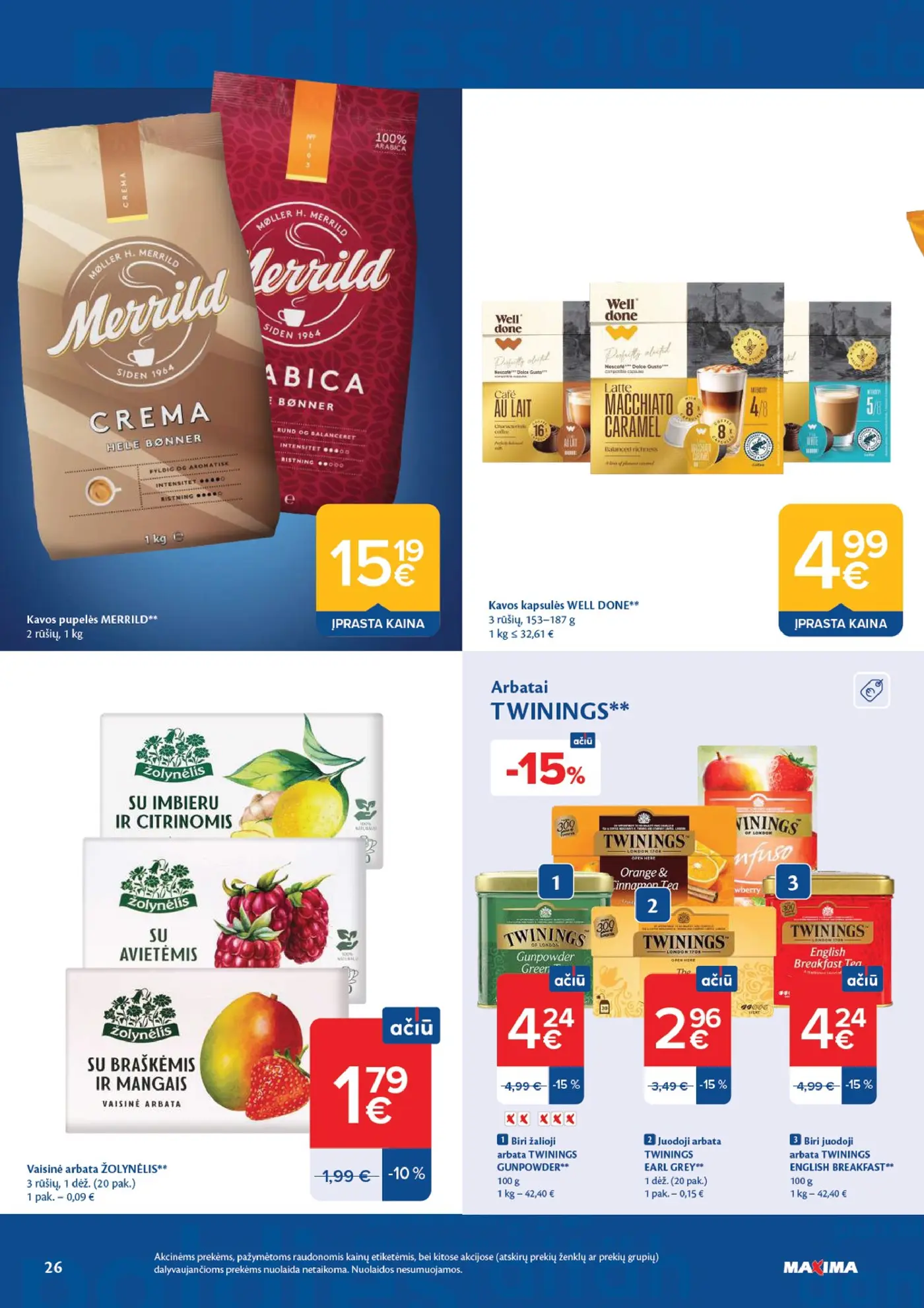Naujas Maxima nuolaidų leidinys - AČIŪ savaitinis leidinys Nr. 41 – 26 puslapis