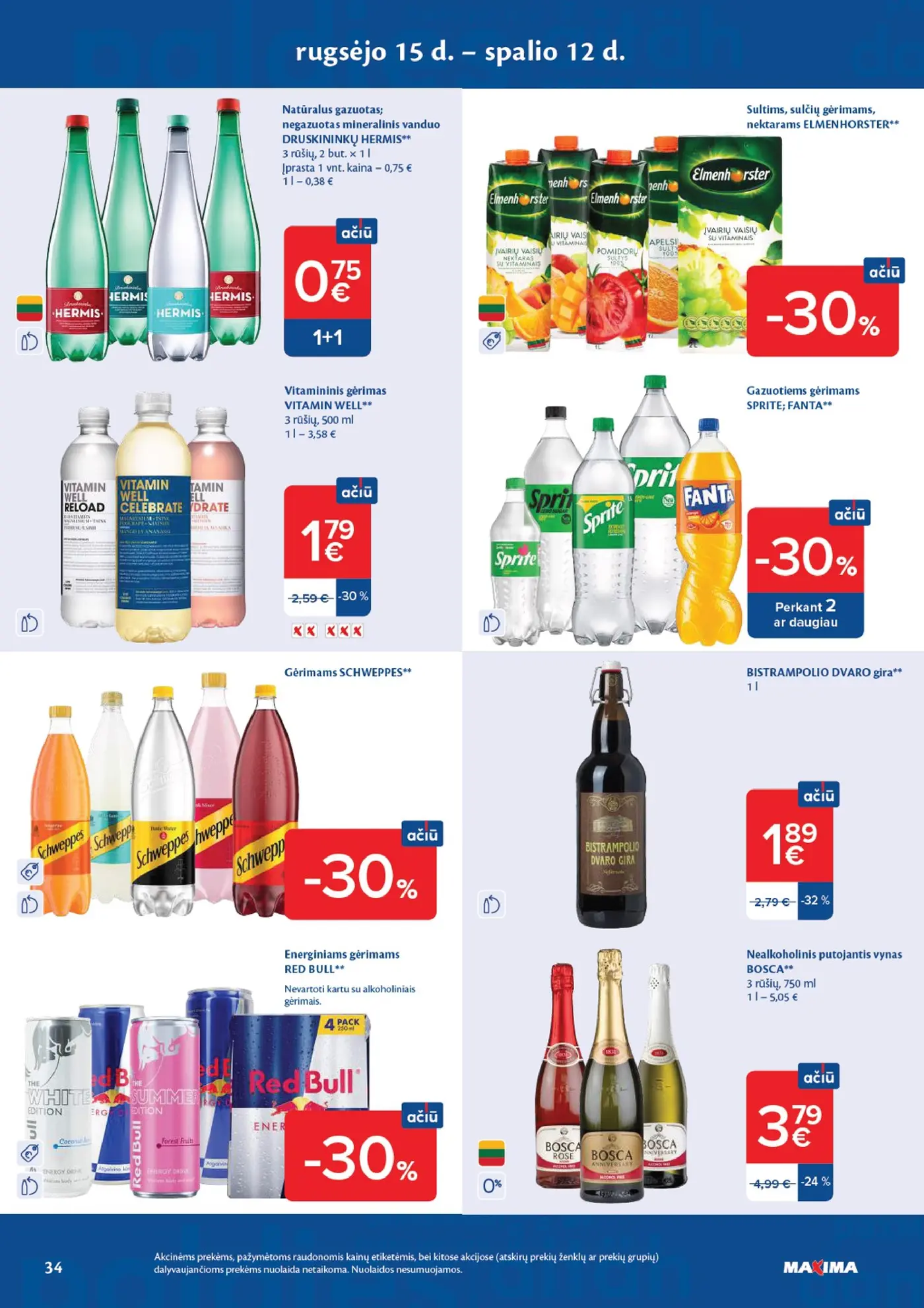 Naujas Maxima nuolaidų leidinys - AČIŪ savaitinis leidinys Nr. 41 – 34 puslapis