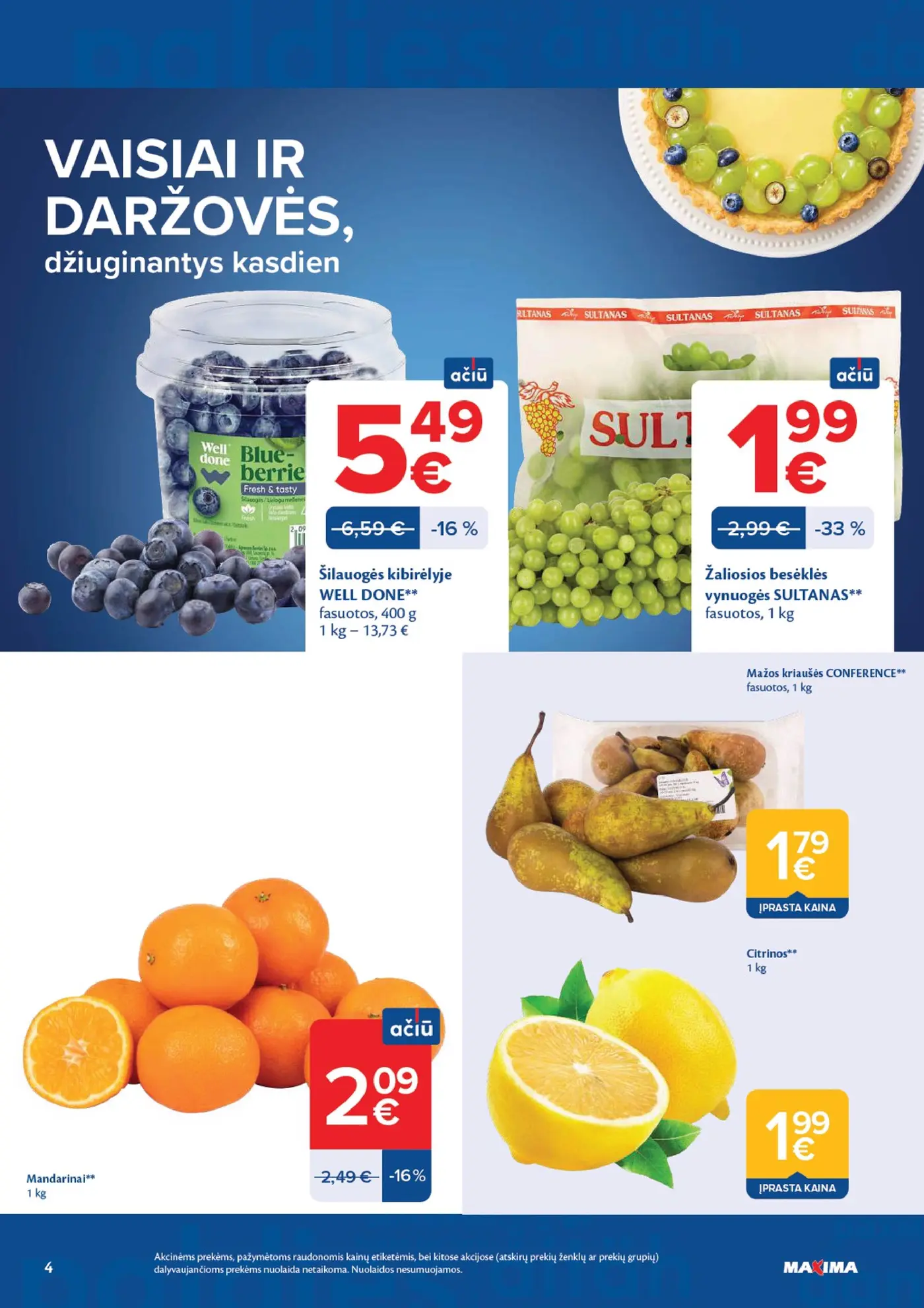 Naujas Maxima nuolaidų leidinys - AČIŪ savaitinis leidinys Nr. 41 – 4 puslapis