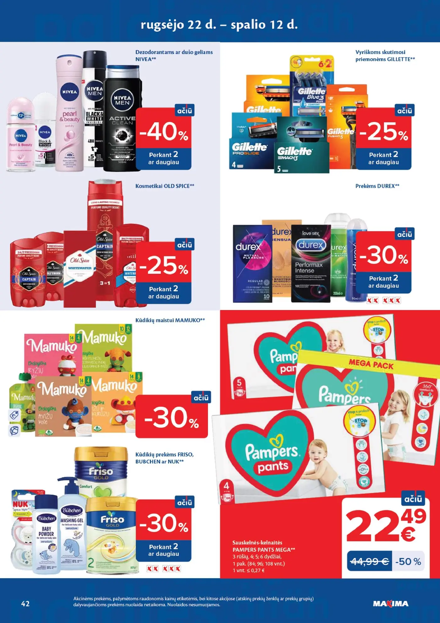 Naujas Maxima nuolaidų leidinys - AČIŪ savaitinis leidinys Nr. 41 – 42 puslapis