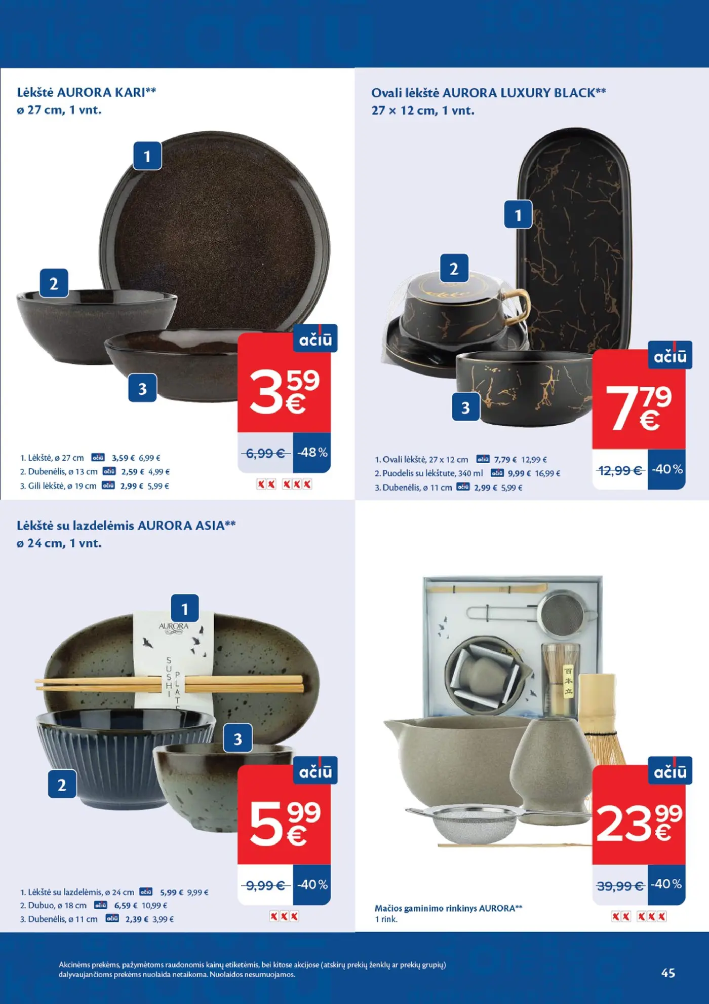 Naujas Maxima nuolaidų leidinys - AČIŪ savaitinis leidinys Nr. 41 – 45 puslapis