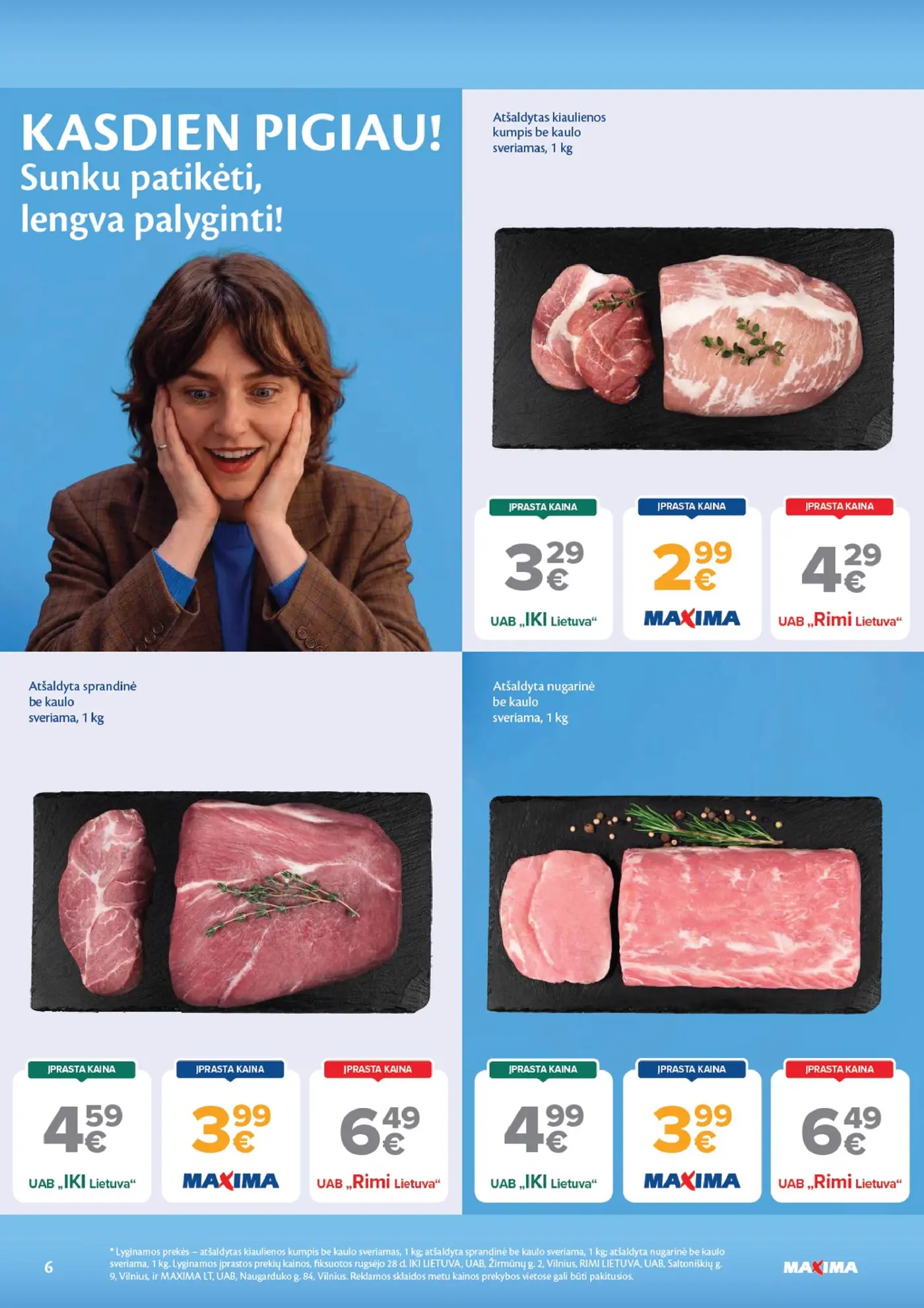 Naujas Maxima nuolaidų leidinys - AČIŪ savaitinis leidinys Nr. 41 – 6 puslapis