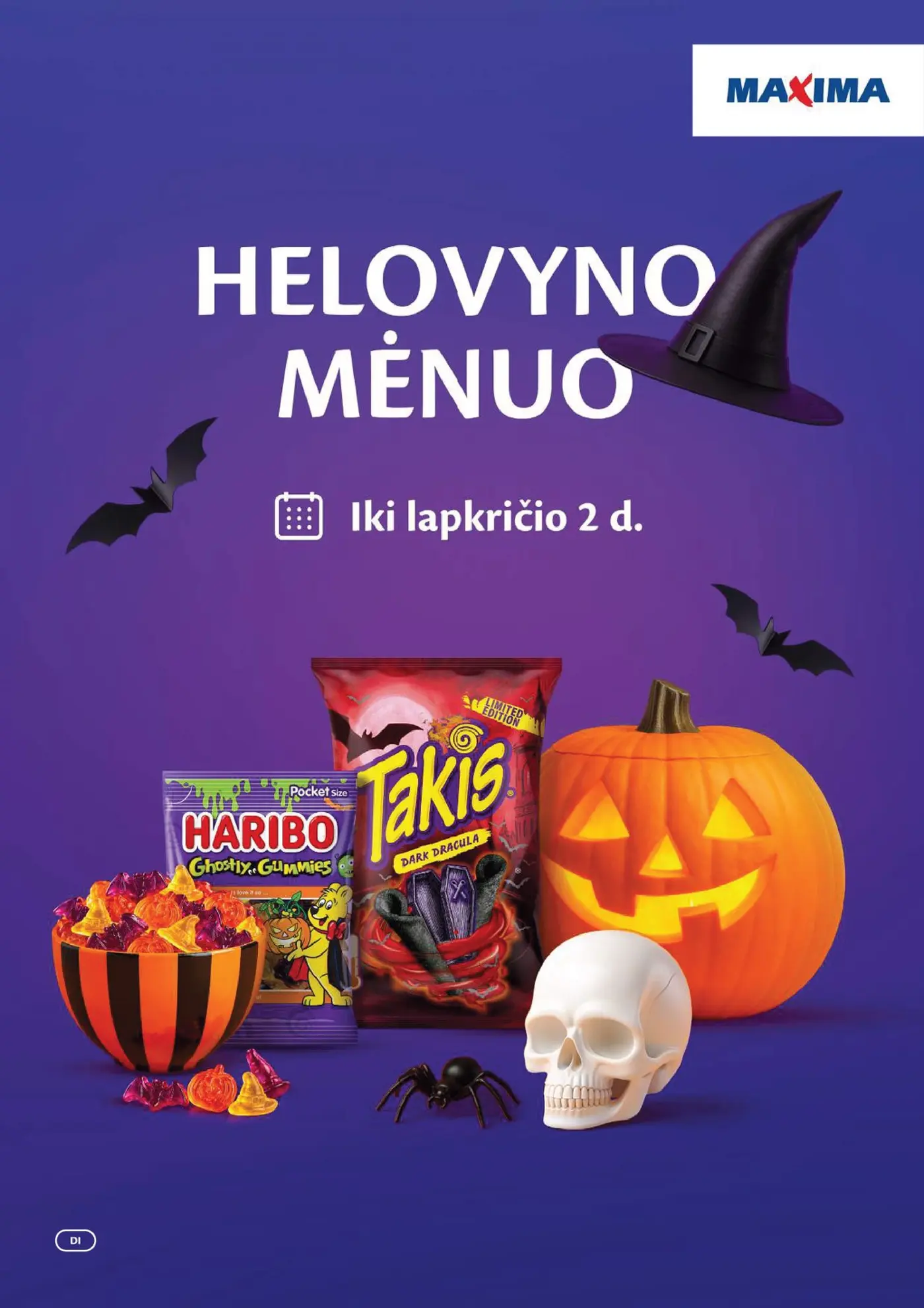 Naujas Maxima nuolaidų leidinys - HELOVYNO MĖNUO – 1 puslapis