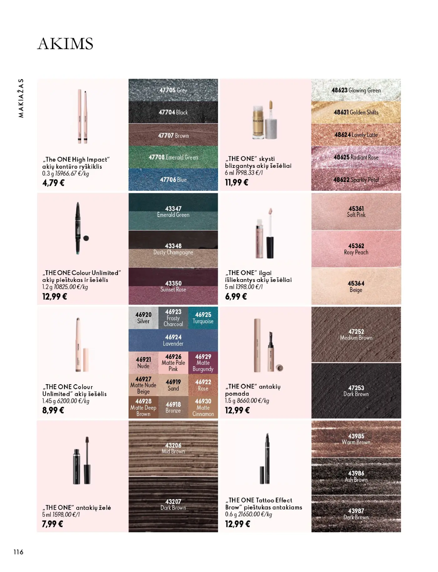 Oriflame Katalogas 14 – 116 puslapis