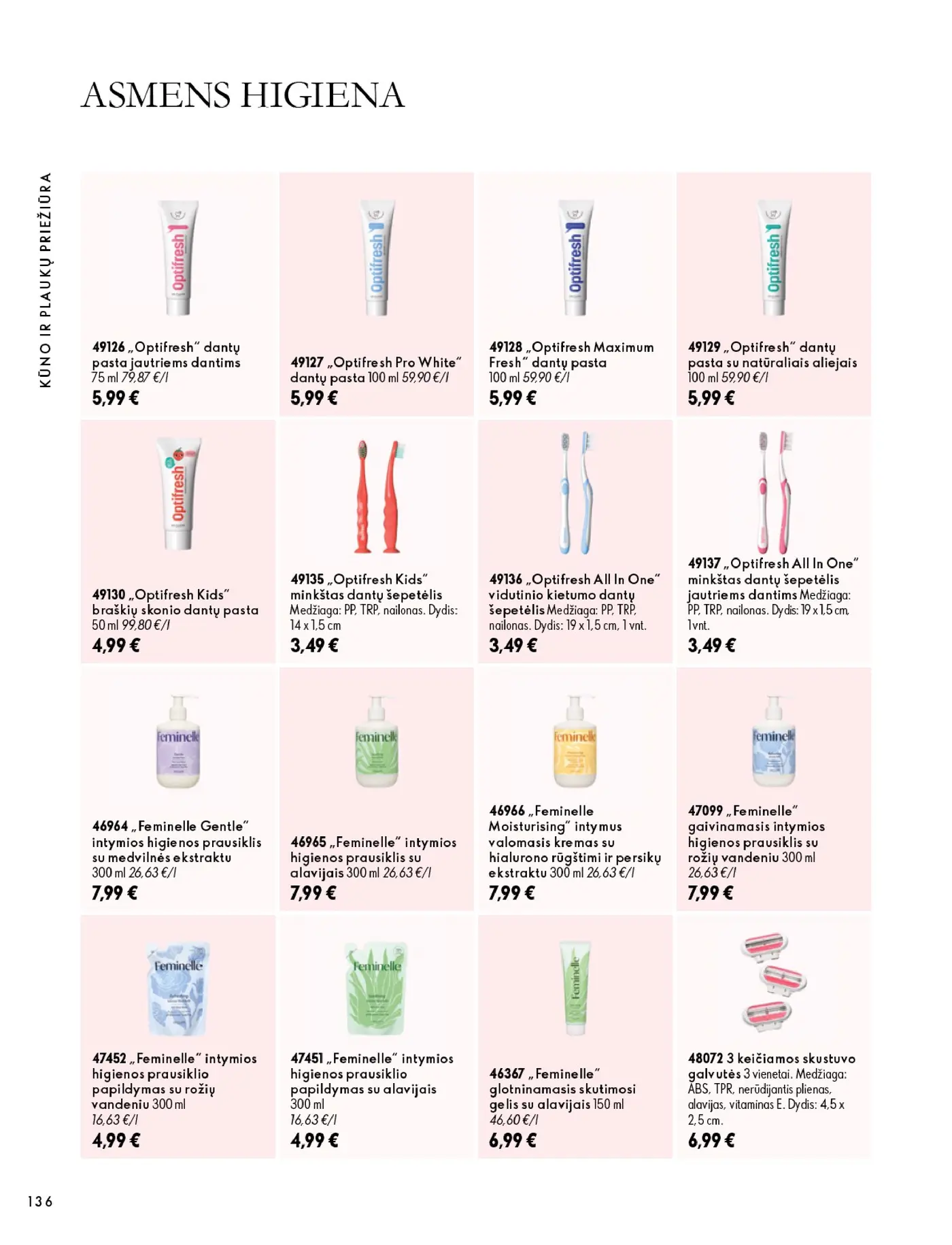 Oriflame Katalogas 14 – 136 puslapis