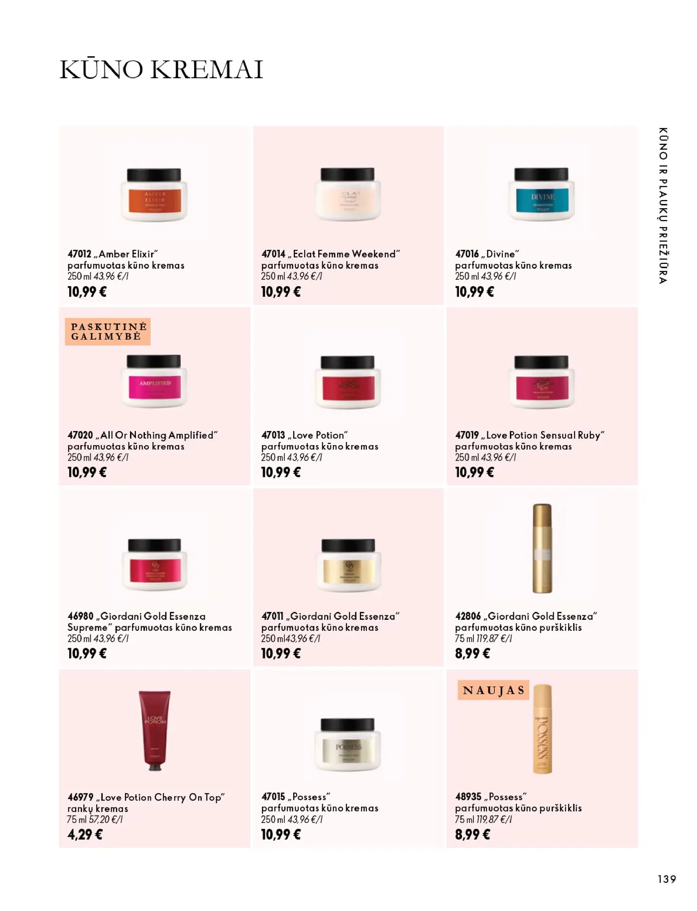 Oriflame Katalogas 14 – 139 puslapis