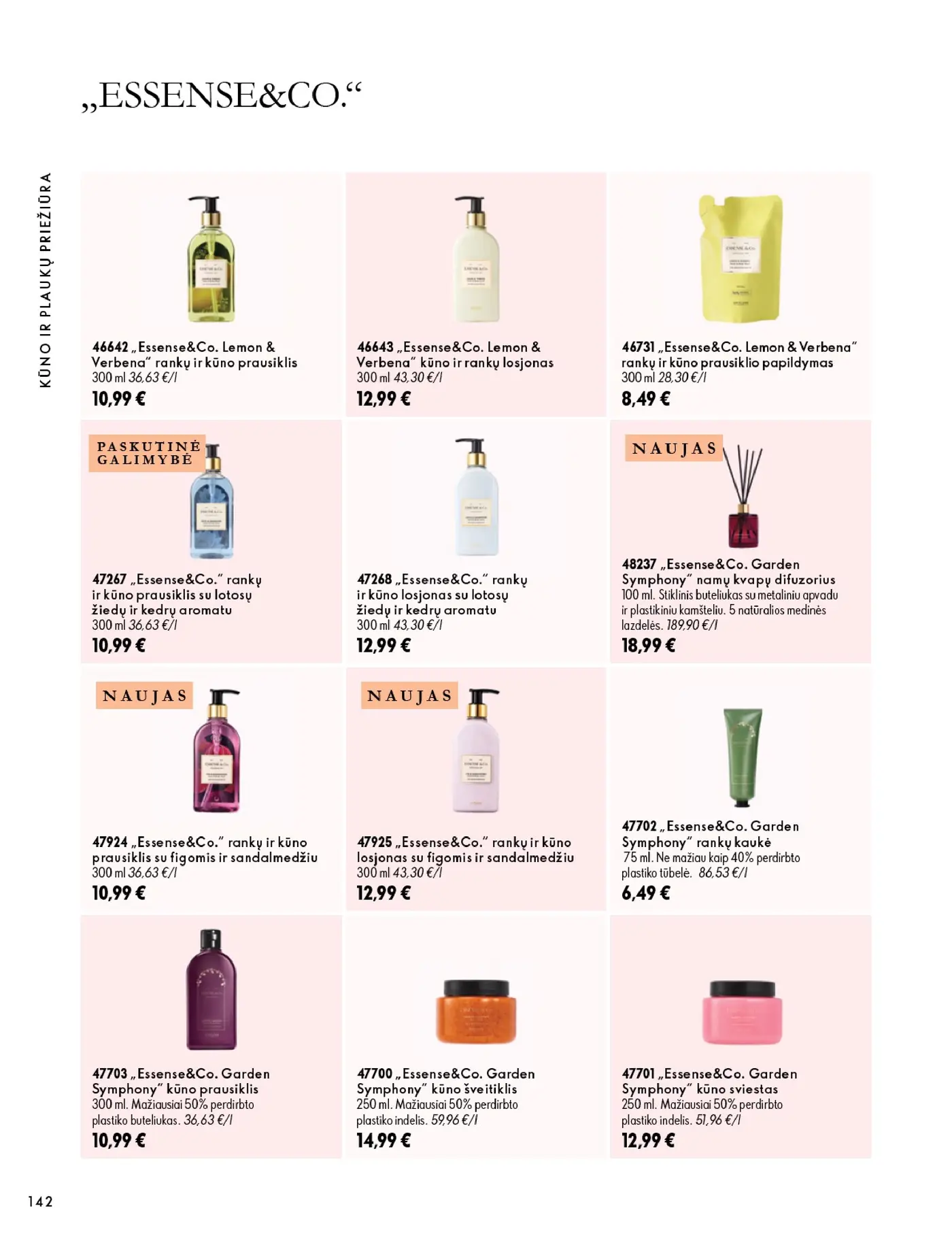 Oriflame Katalogas 14 – 142 puslapis